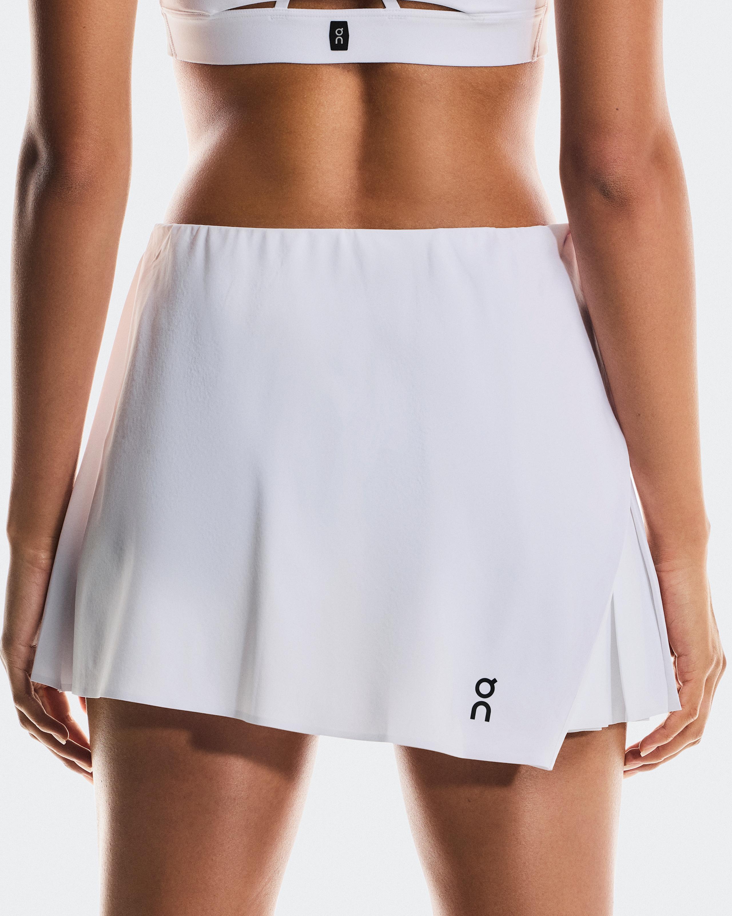 Женская юбка On Court Skirt Side Pleat, White — фото 4