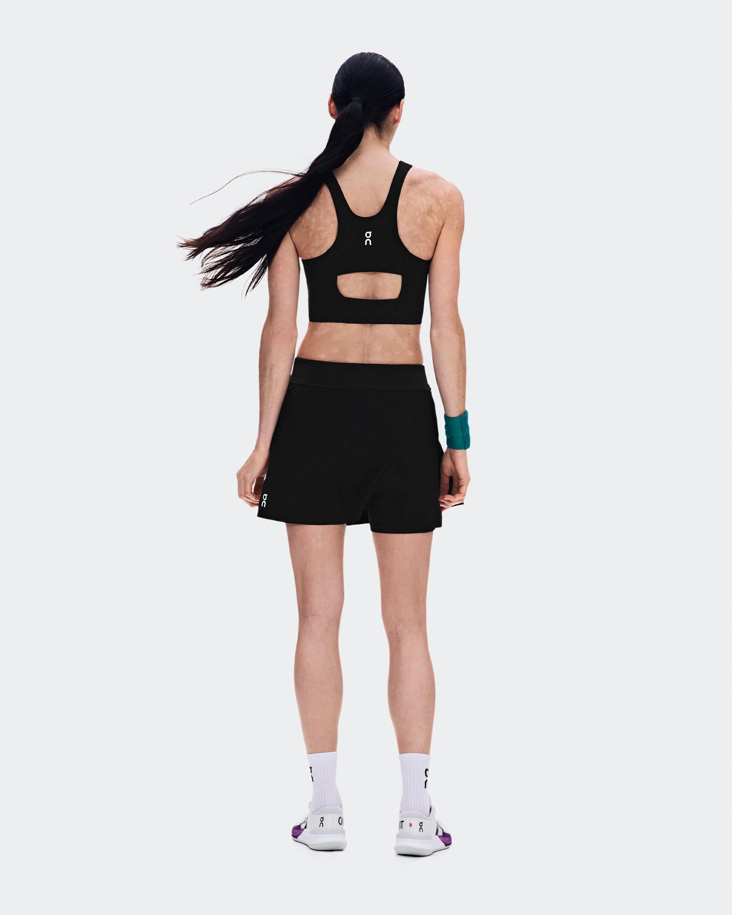 Юбка On Court Skirt Split, чёрный — фото 3