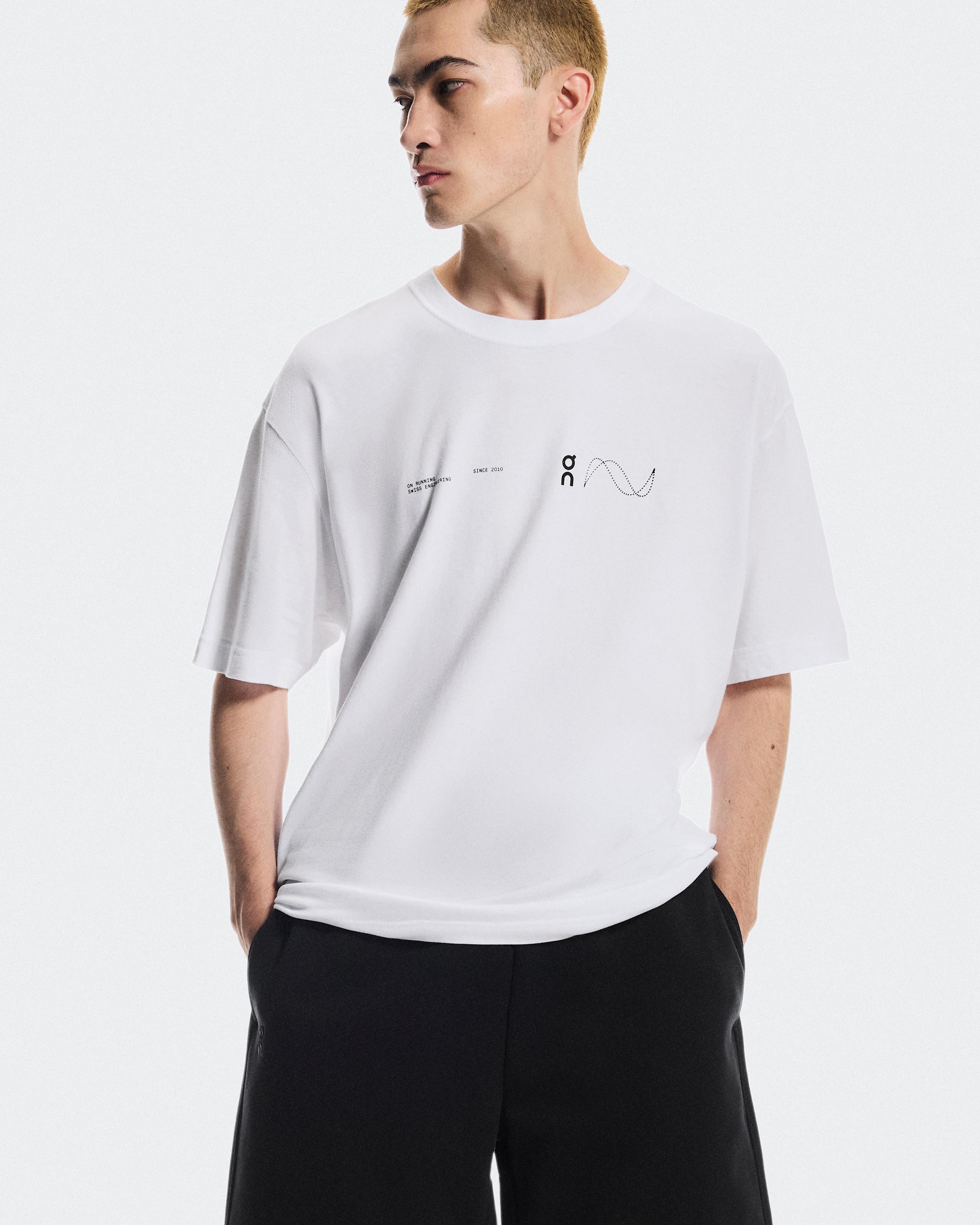 Мужская футболка On Club-T Avant, White — фото 3