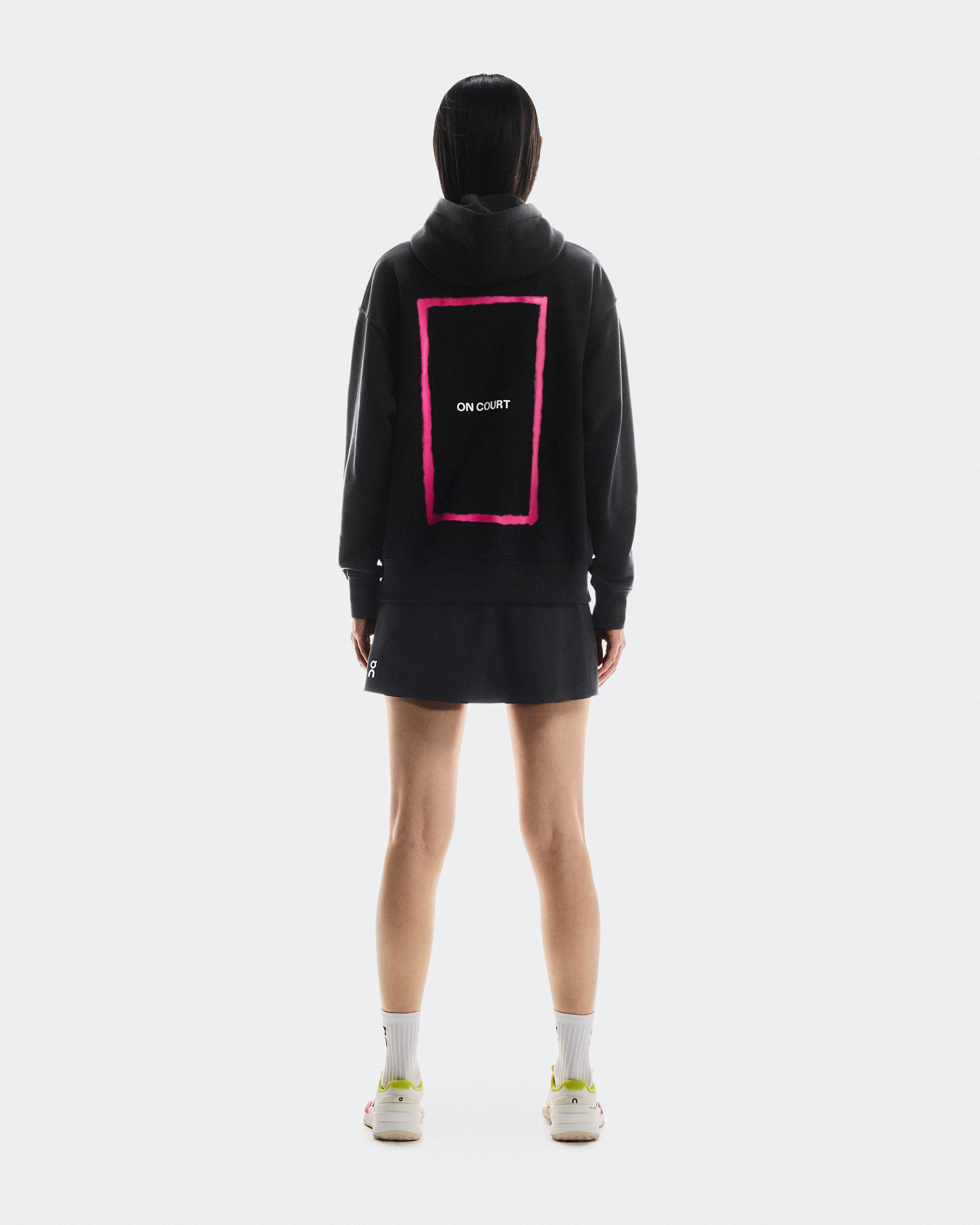 Женская худи On Club Hoodie Tennis, Black — фото 2