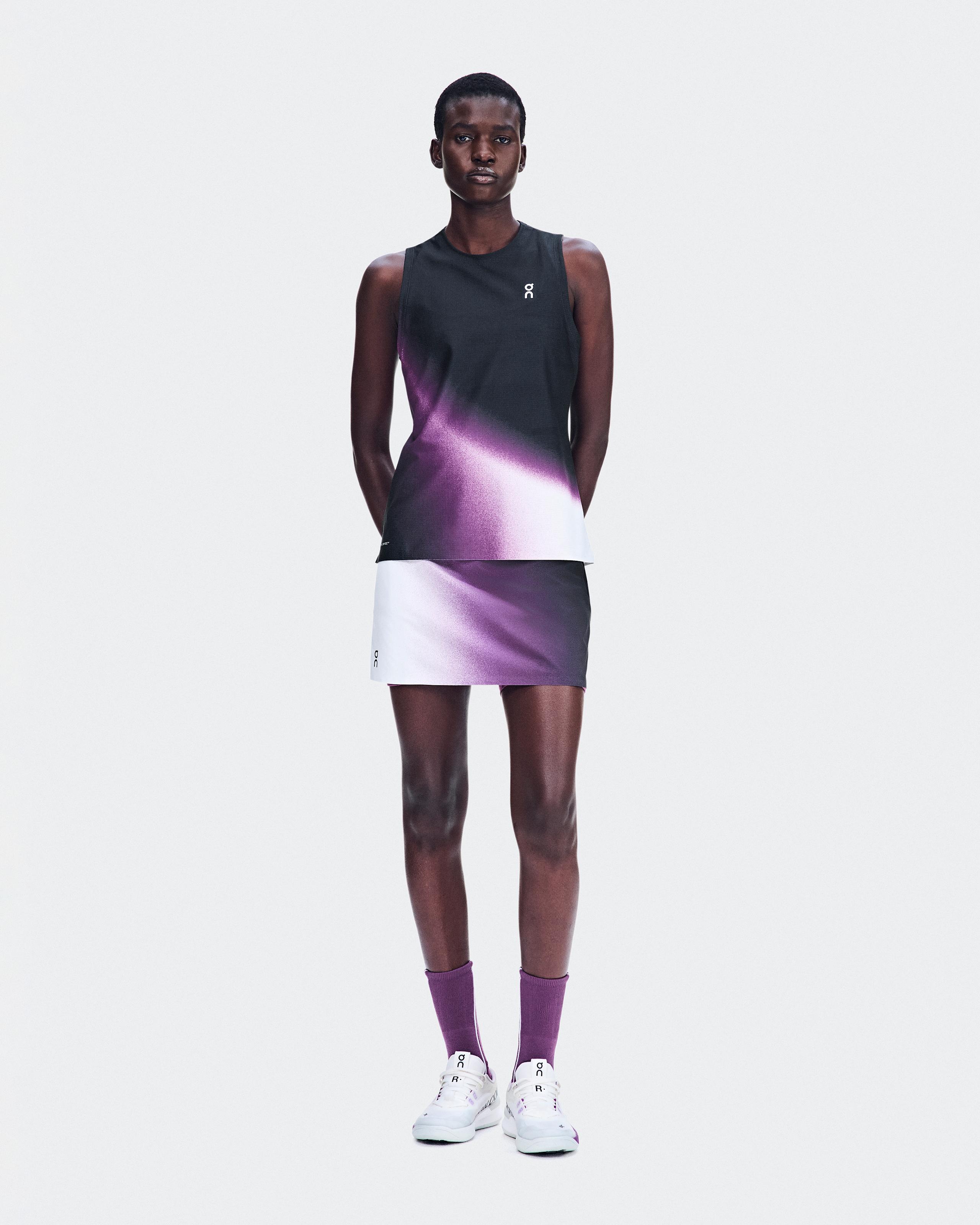Court Skirt Split Swing White | Cassis