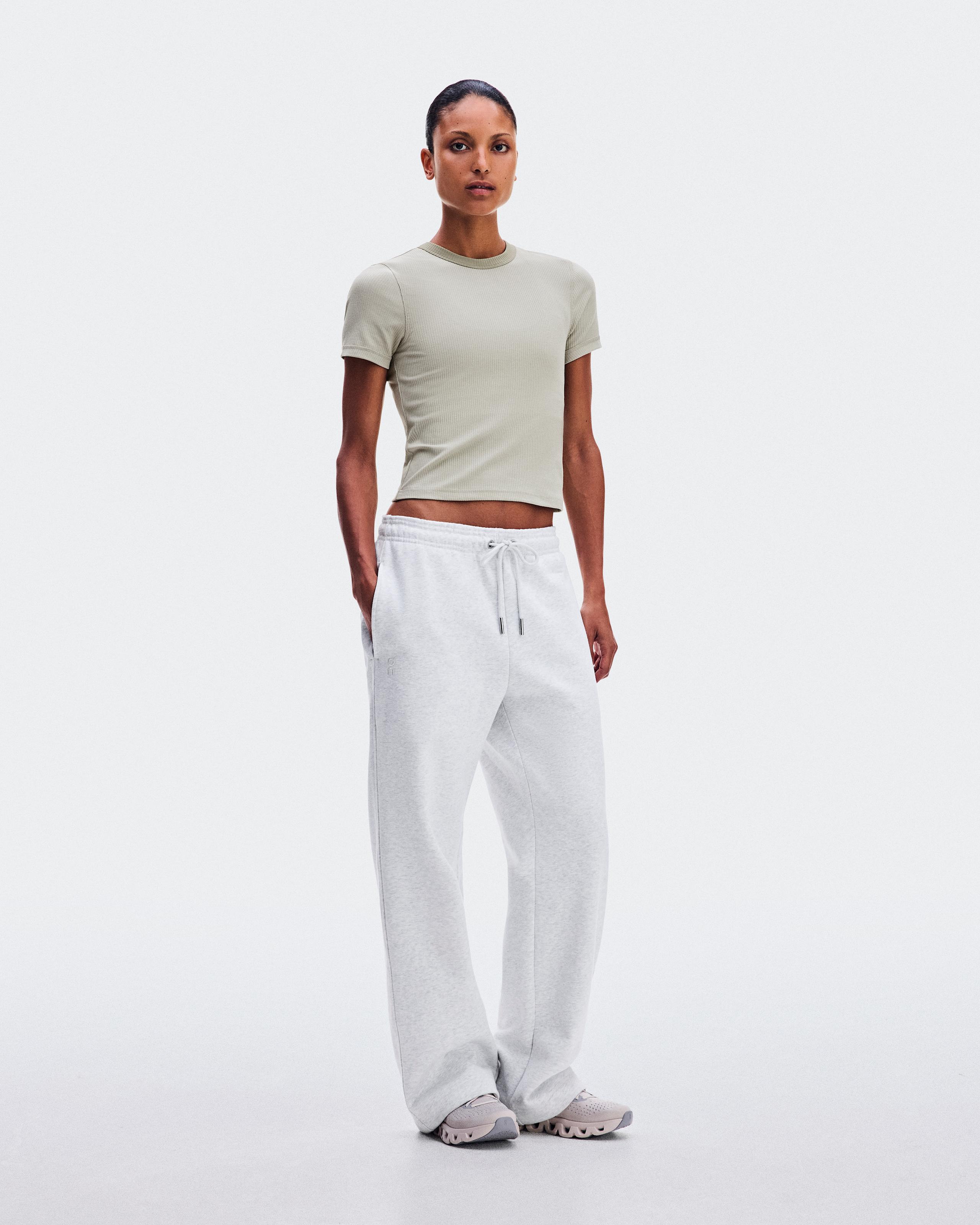 All-Day Ribbed T-Shirt Brume
