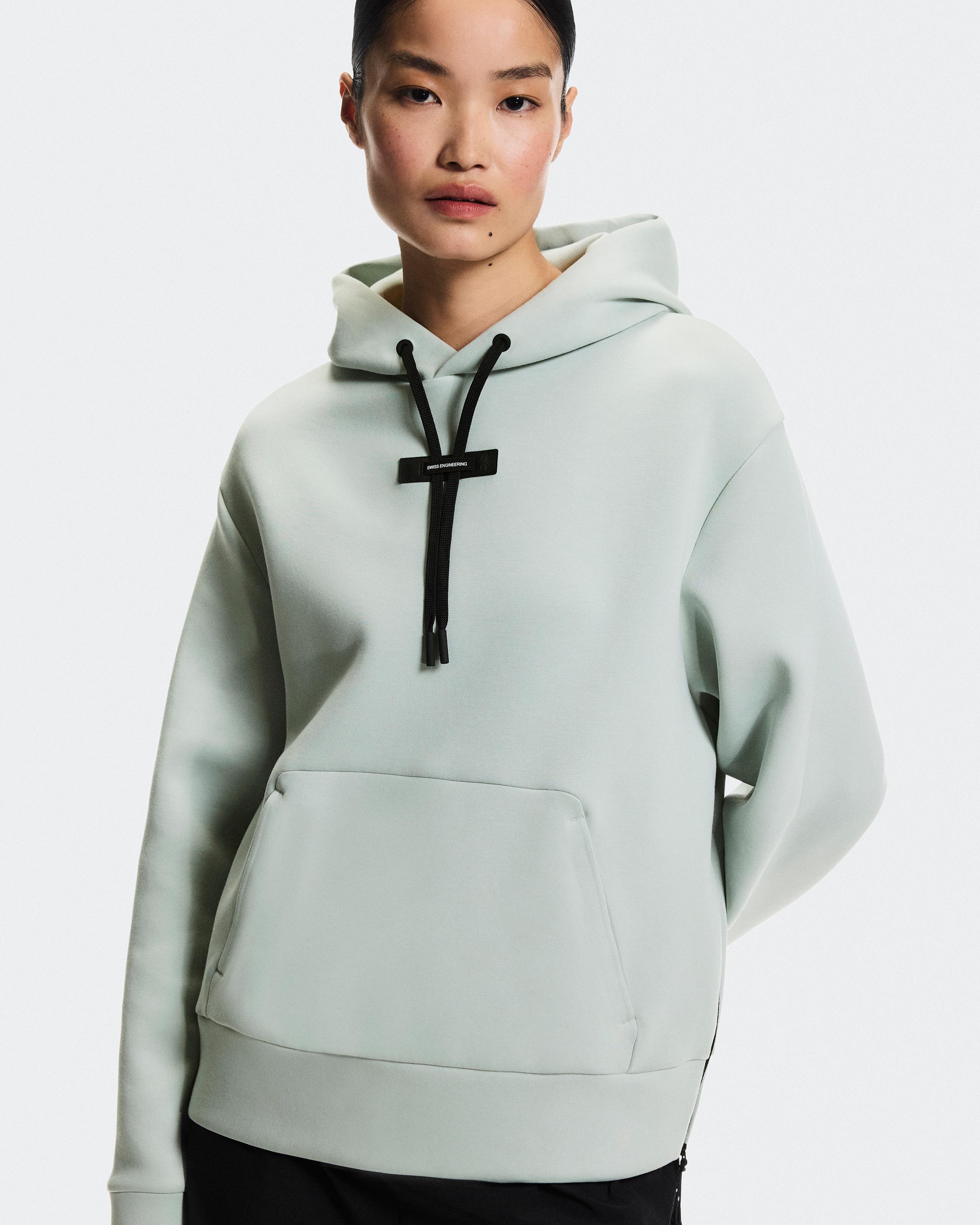 Женское худи On Focus Tech Hoodie, Mineral — фото 3