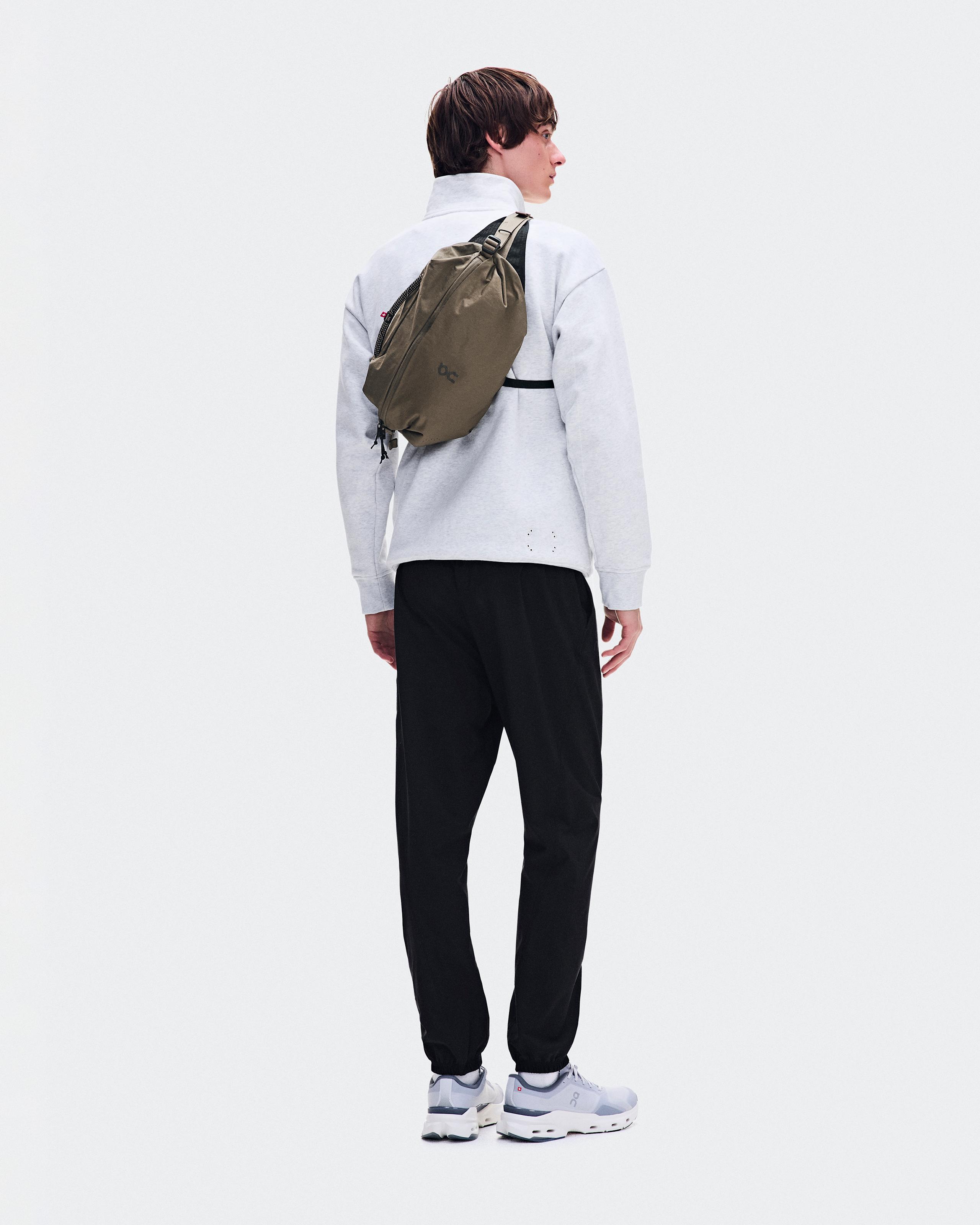 Сумка On Sling Pack 9L, оливковая с чёрным — фото 4