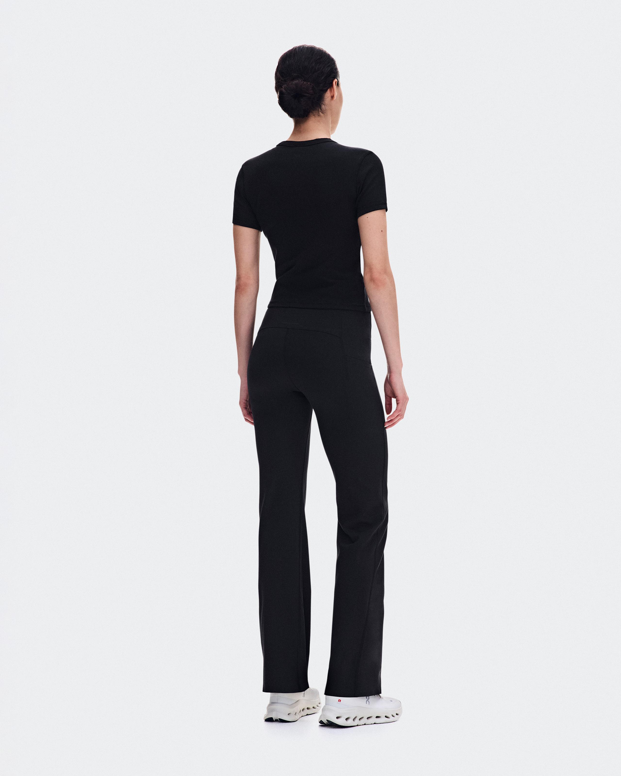 Женская футболка On All-Day Ribbed T-Shirt, Black — фото 3
