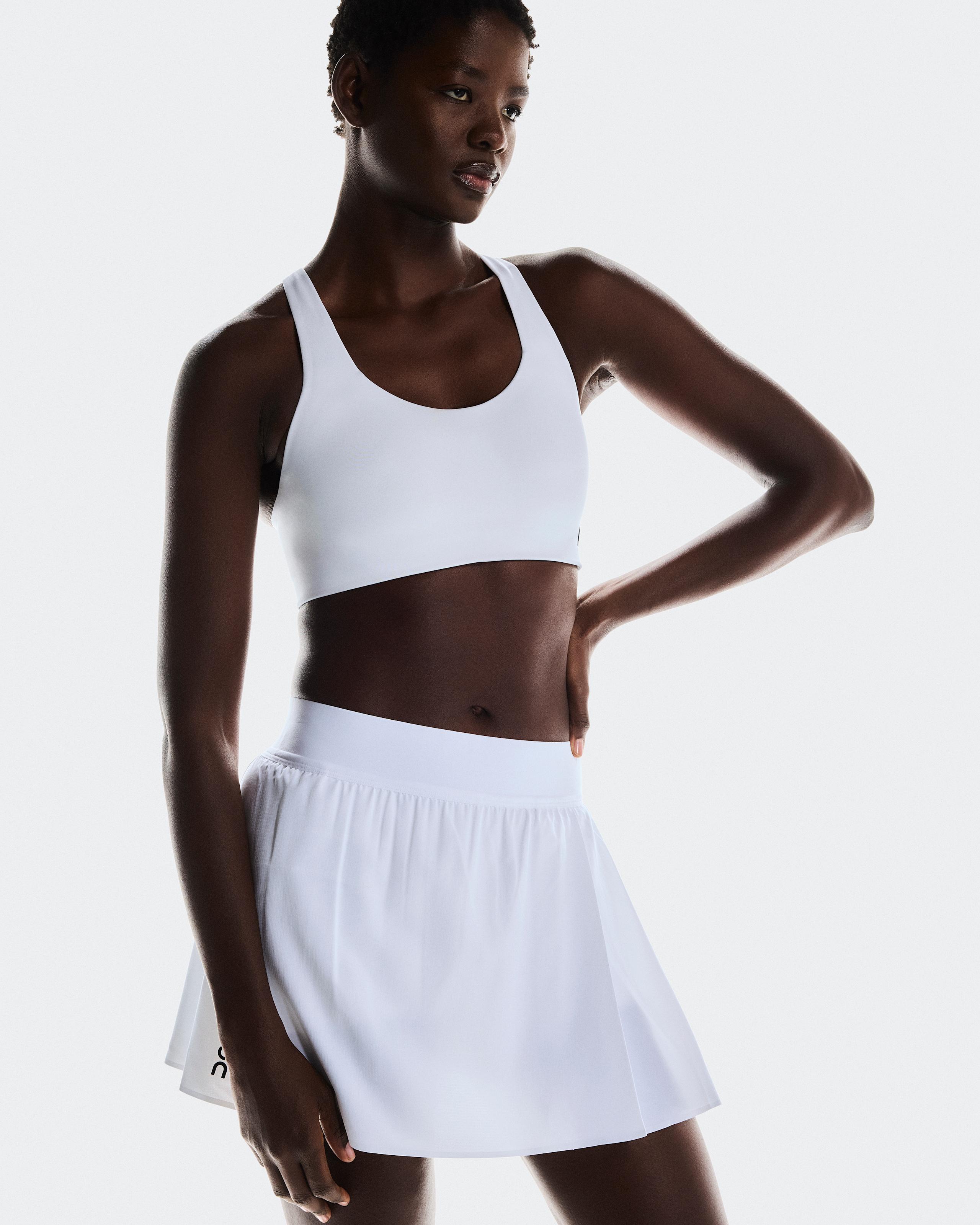 Женская юбка On Court Skirt Pleated, White — фото 3