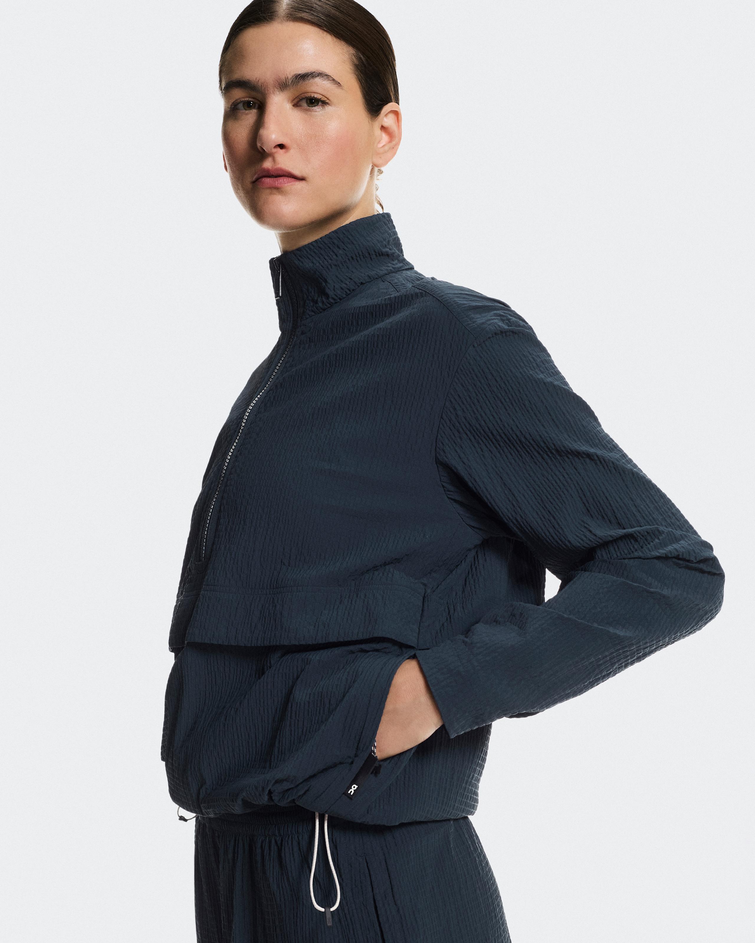 Женская куртка On Courtside 1/2 Zip Eaze, Midnight — фото 4