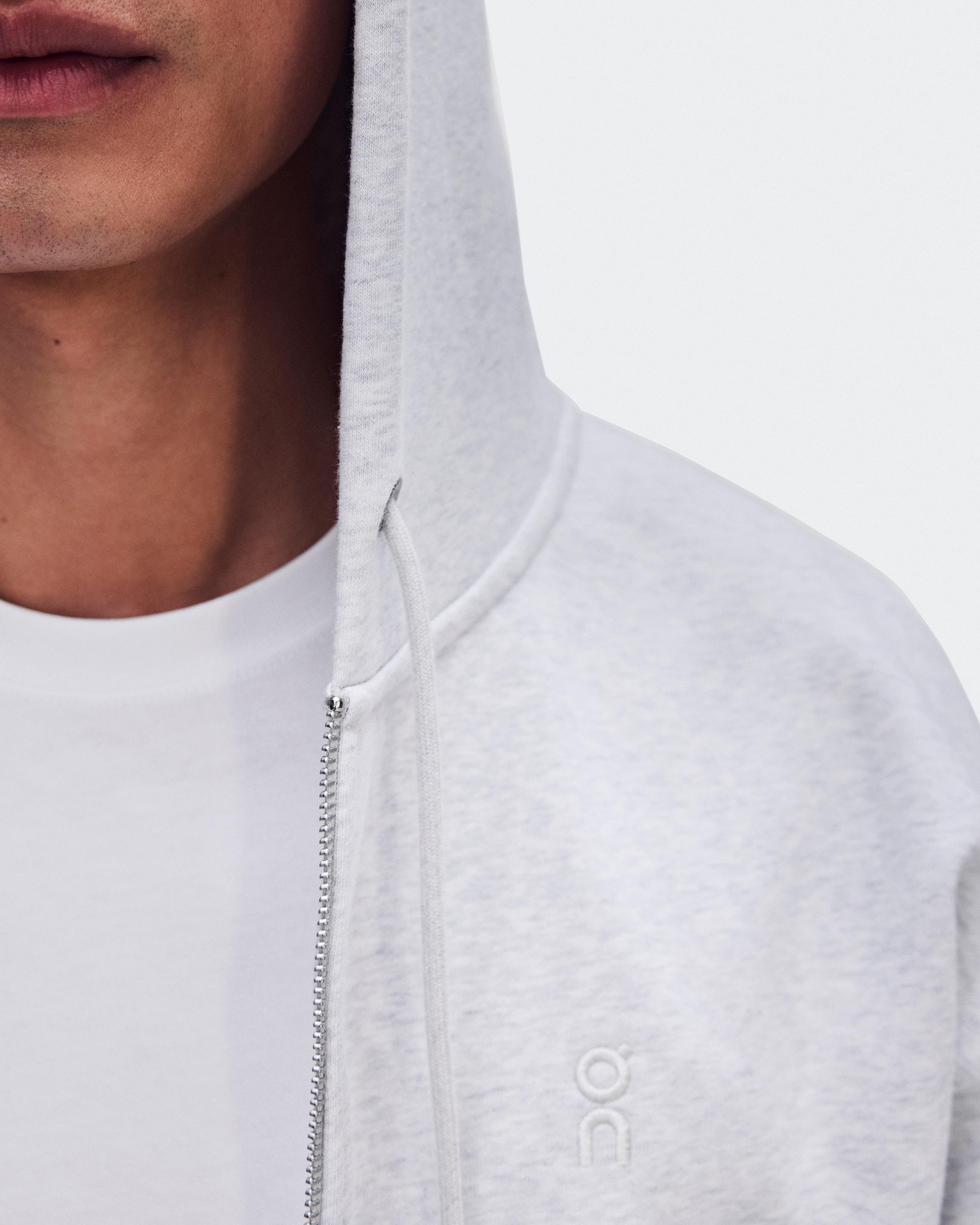 Мужская толстовка On Club Collective Full Zip Hoodie, серо-коричневый Crater — фото 4