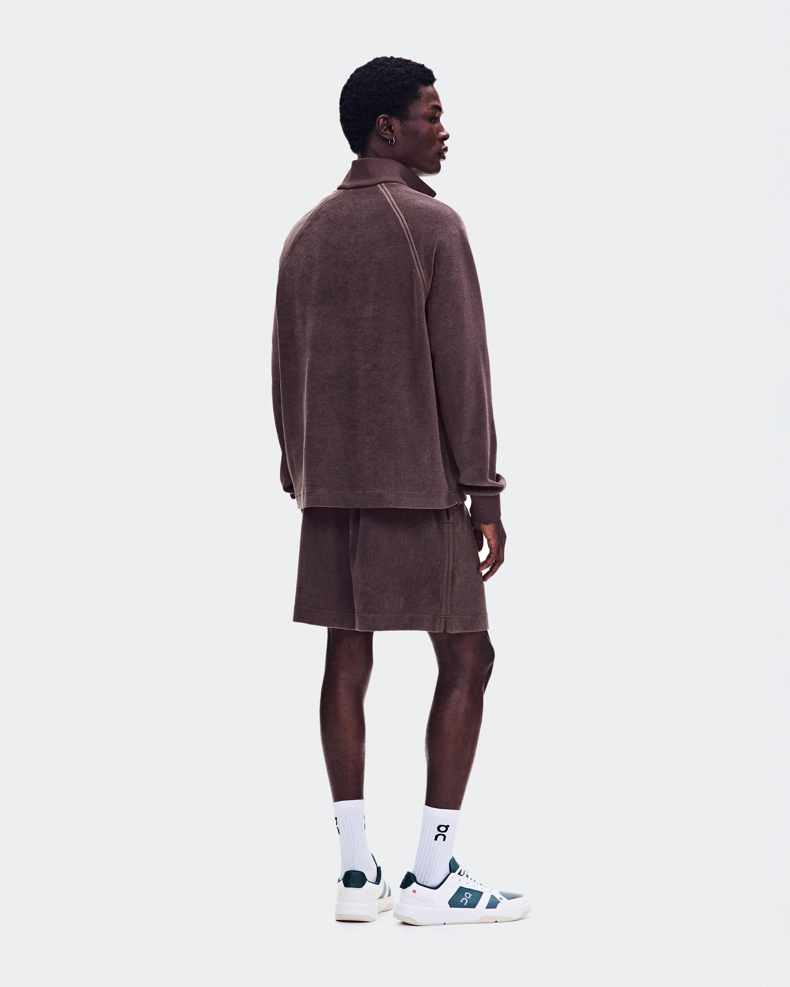 Мужские шорты On Courtside Shorts Terry, Mulberry — фото 3