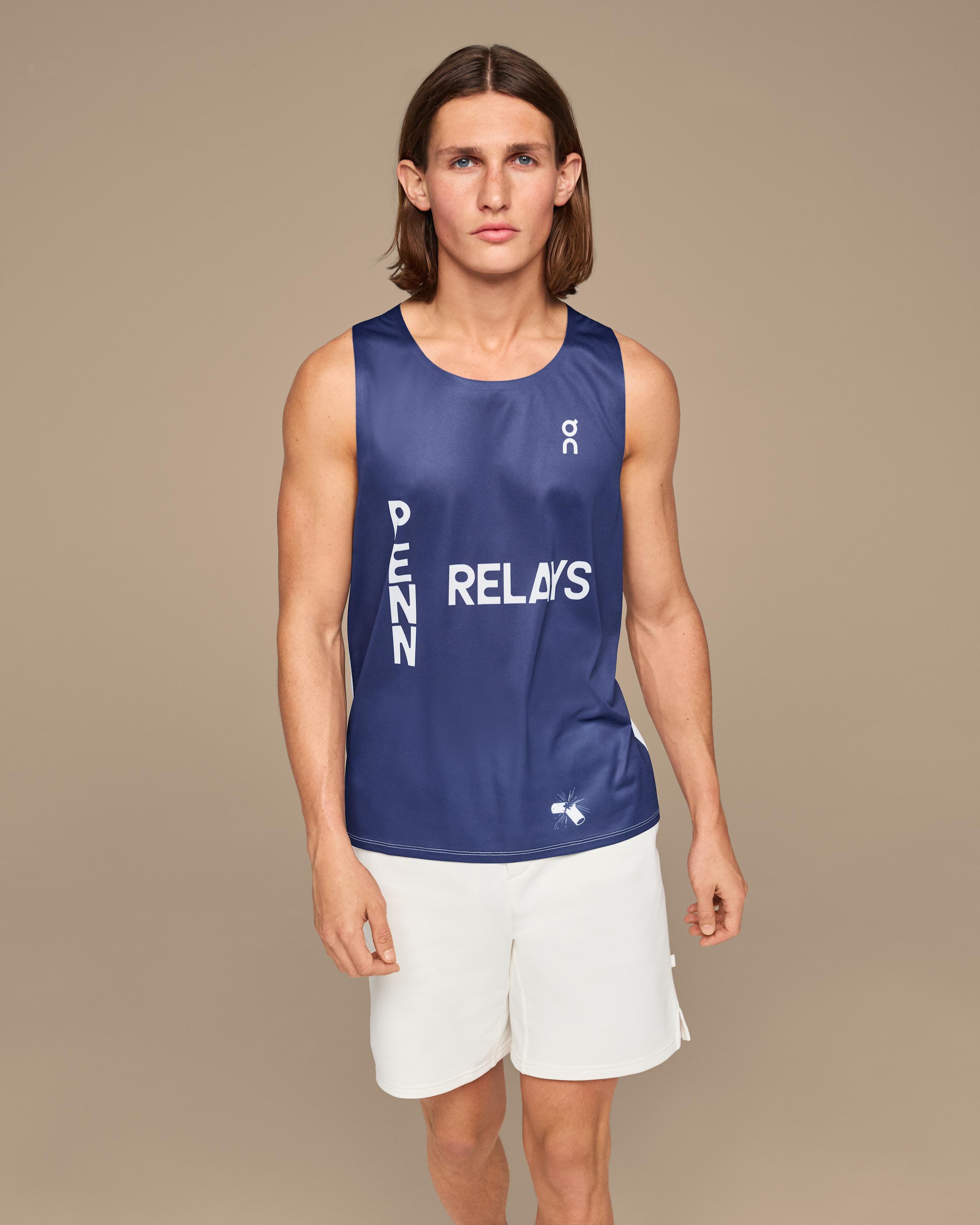 Penn Relays Singlet Indigo