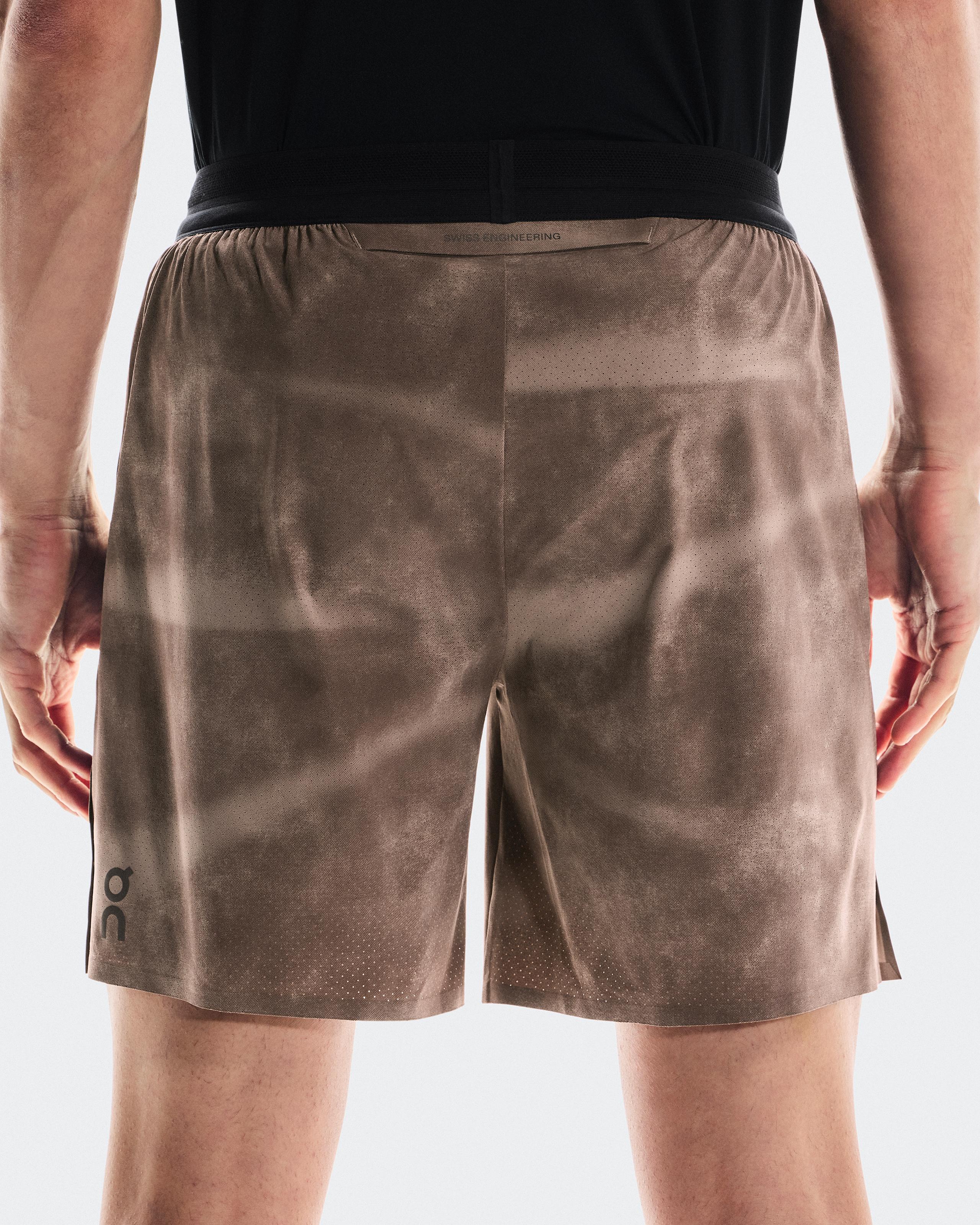Шорты мужские On 7" Performance Shorts AOP, цвет пепельный (Cinder) — фото 5