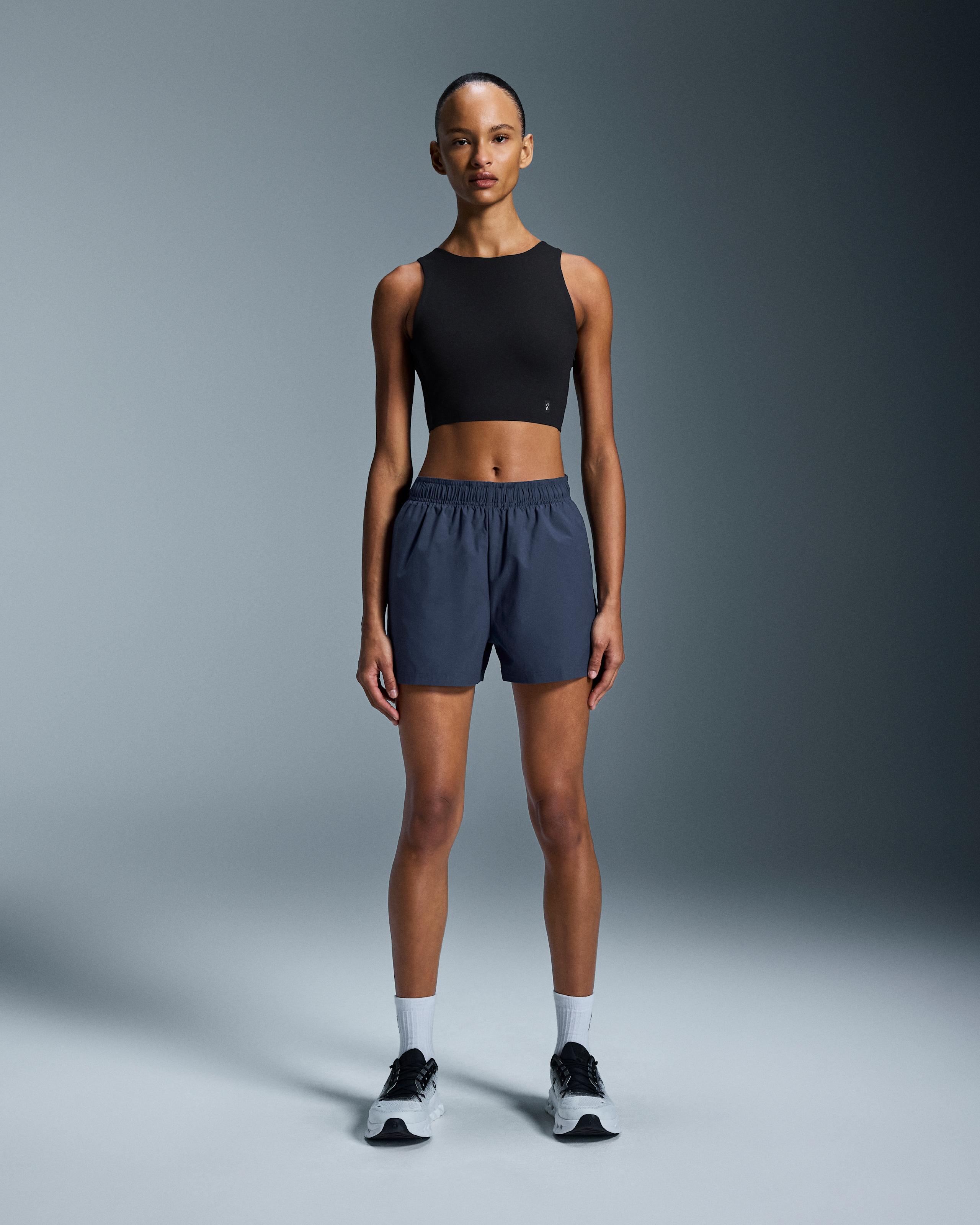 Core 2-in-1 Crop Black
