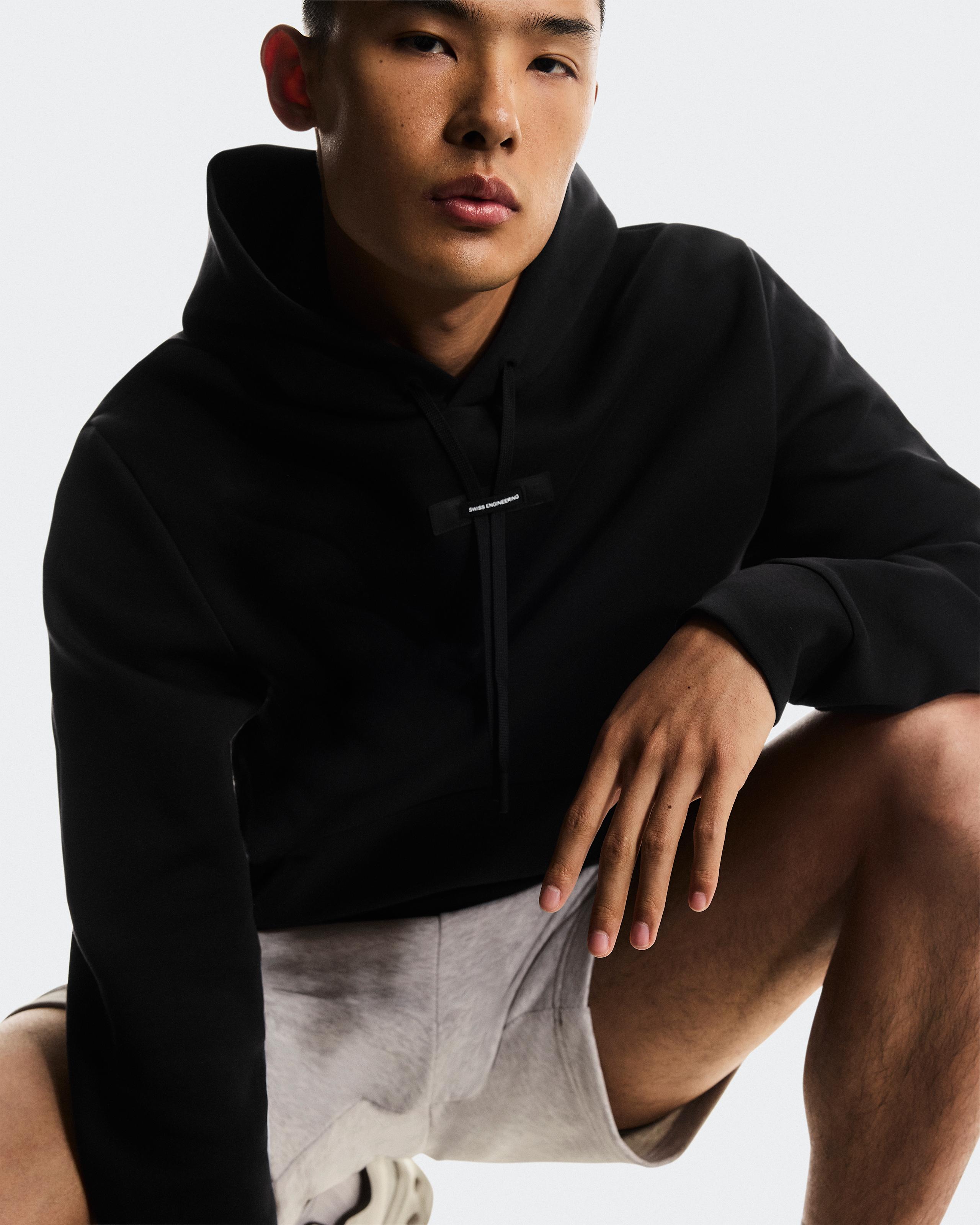 Мужское худи On Focus Tech Hoodie, Black — фото 5