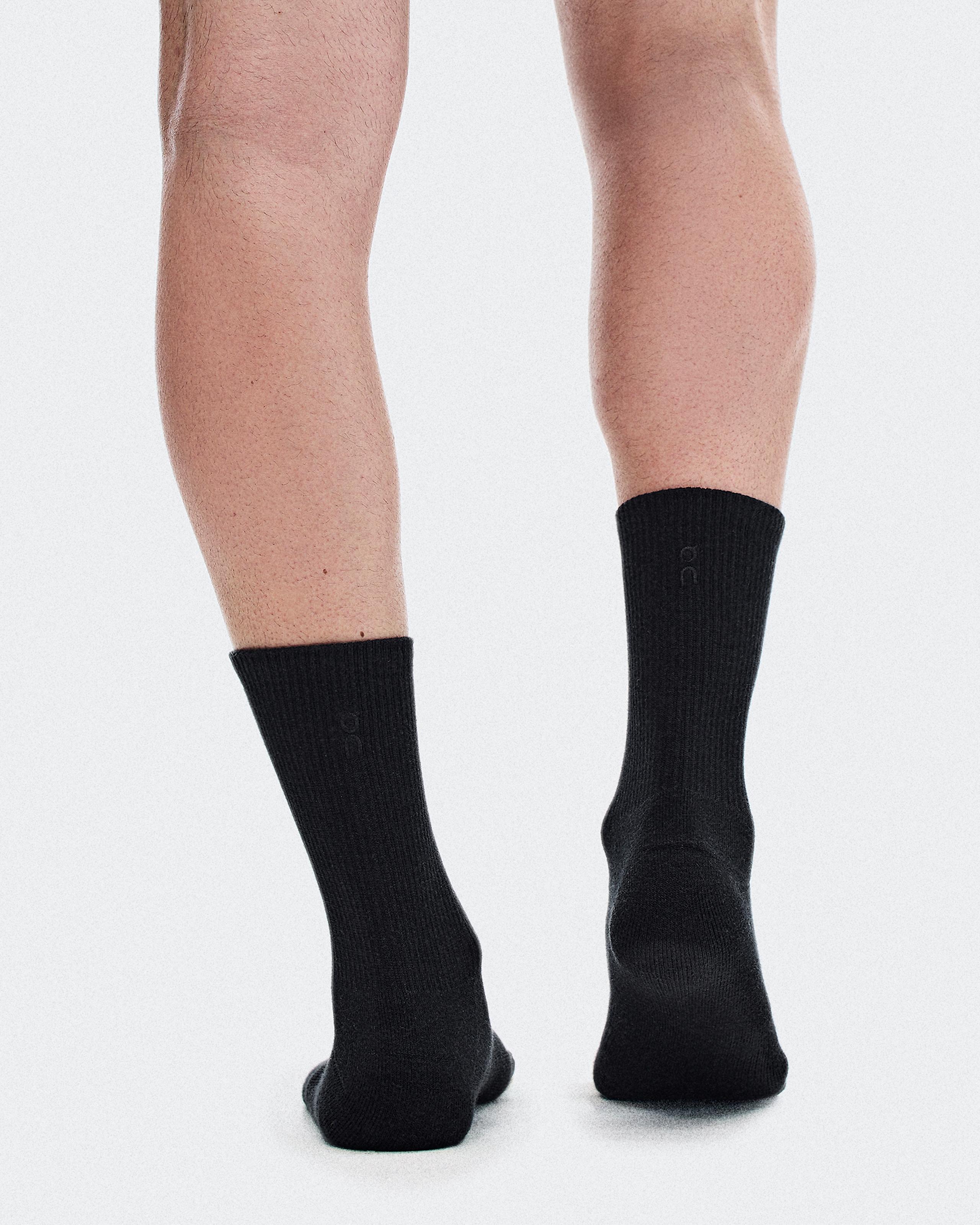 Носки On Club Sock High 2P, Black — фото 3