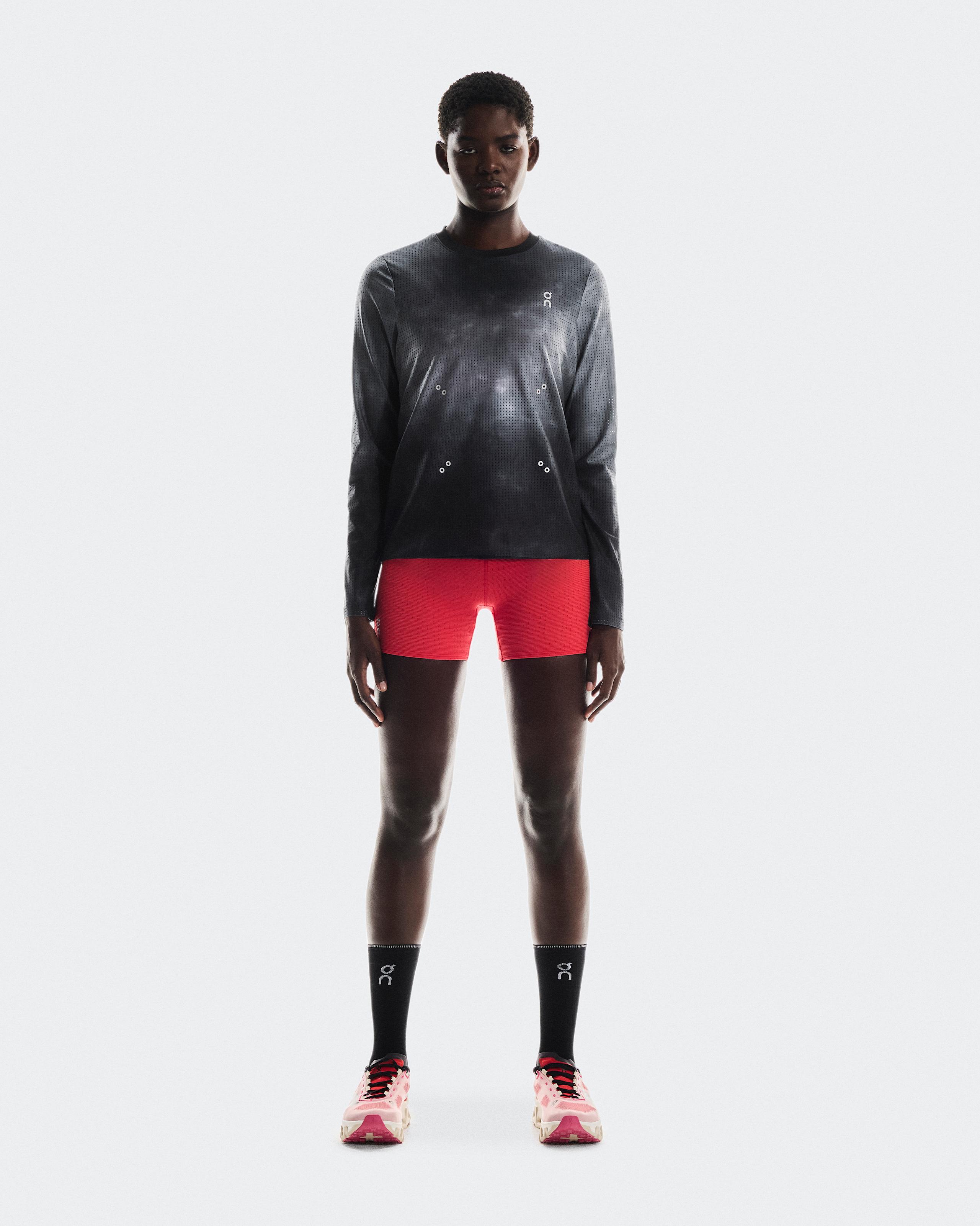 Pace Mesh Long-T Black