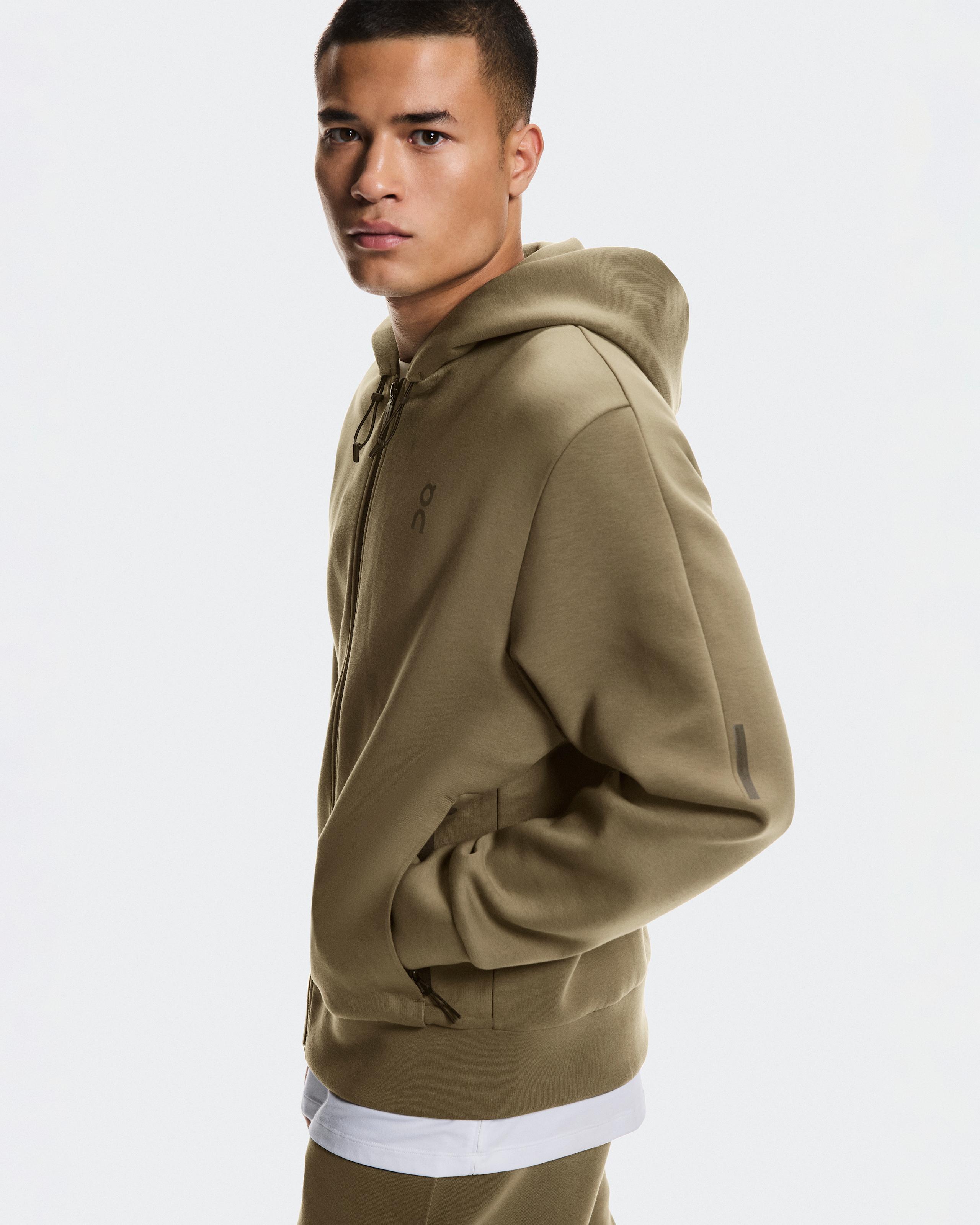 Мужская худи на молнии On Focus Tech Zip Hoodie, Kalamata — фото 7