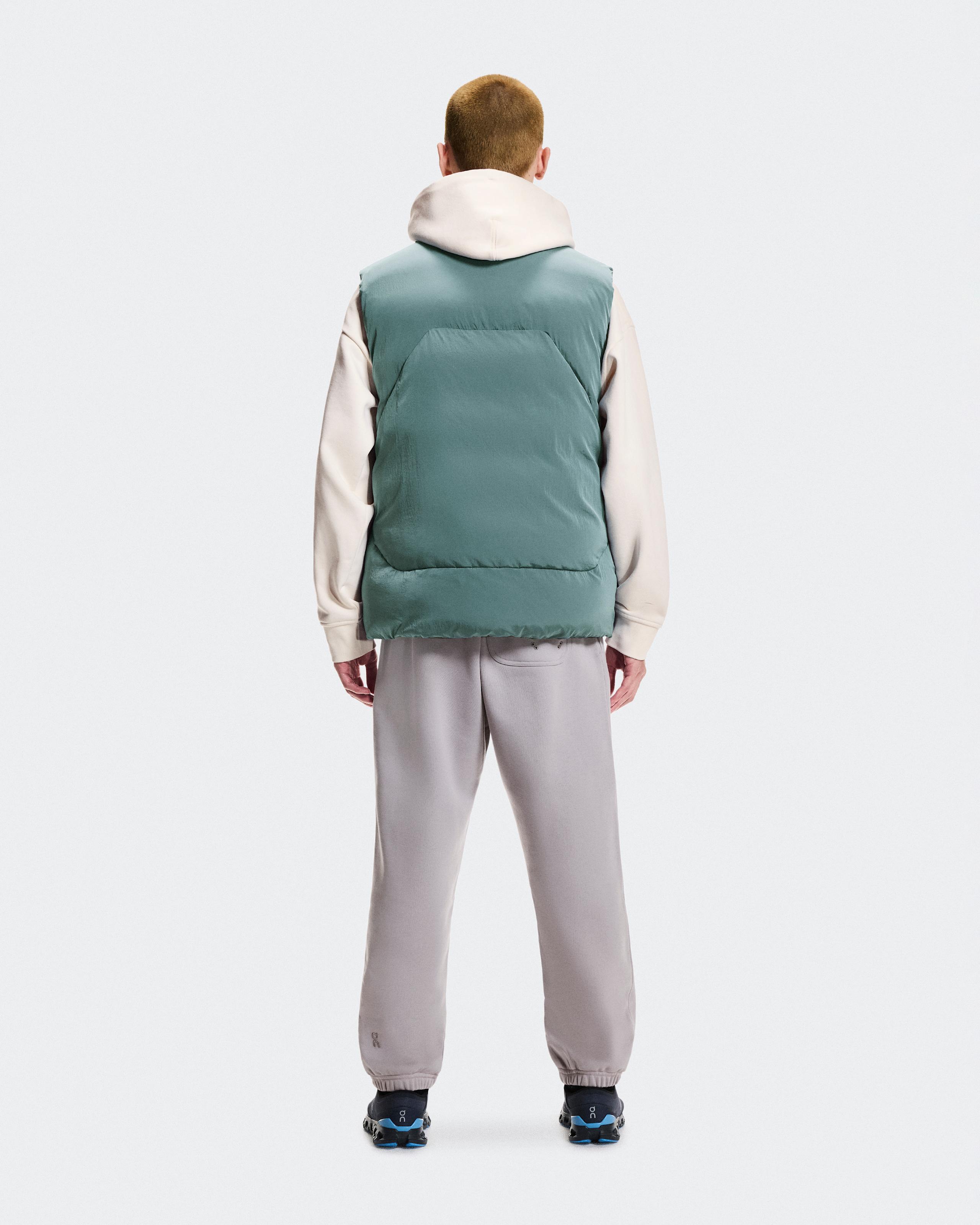 Мужской утеплённый жилет All-Day Puffer Vest, сине-зелёный (Tide) — фото 2