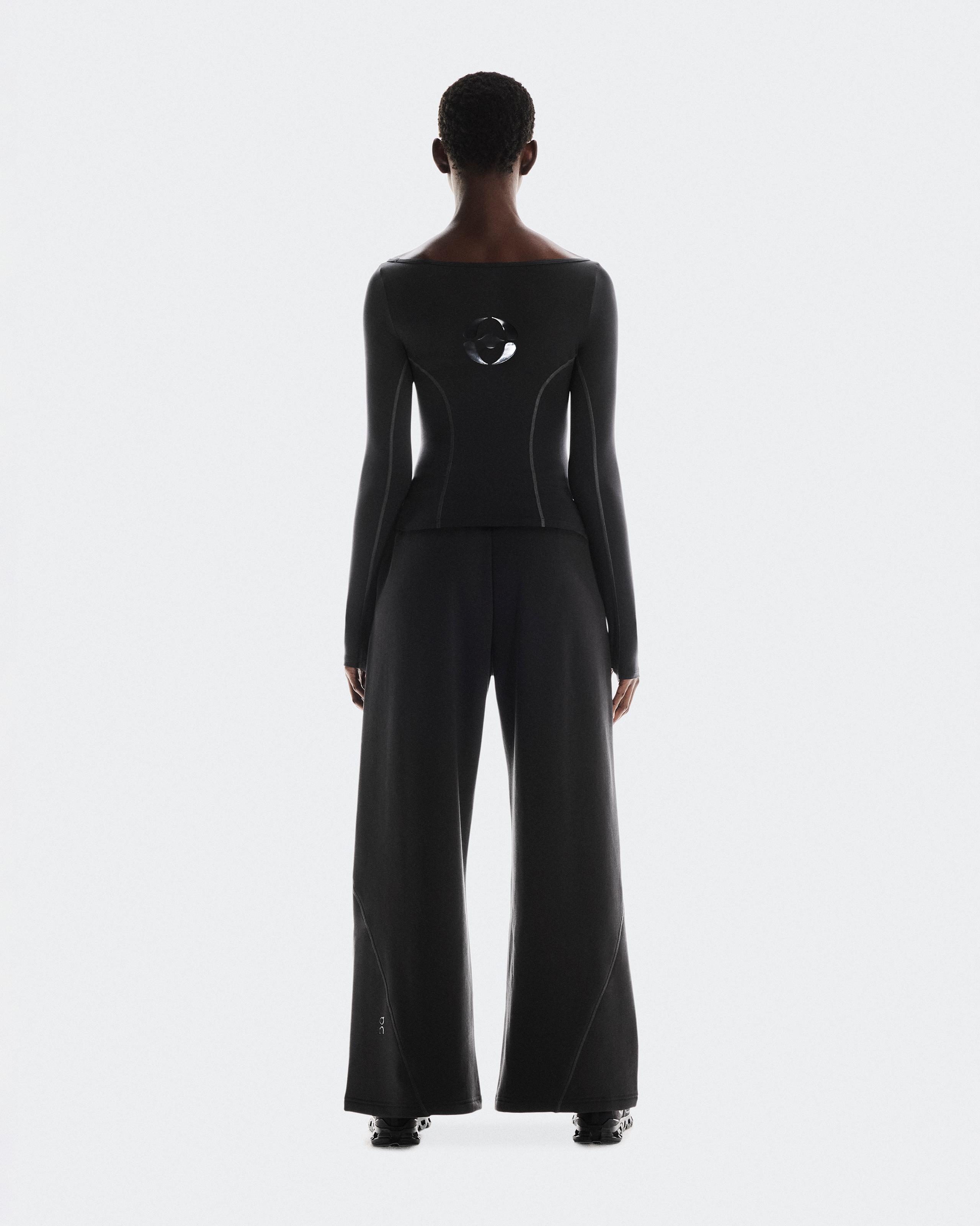 Женский лонгслив On Studio Long Sleeve FKA, Black — фото 2