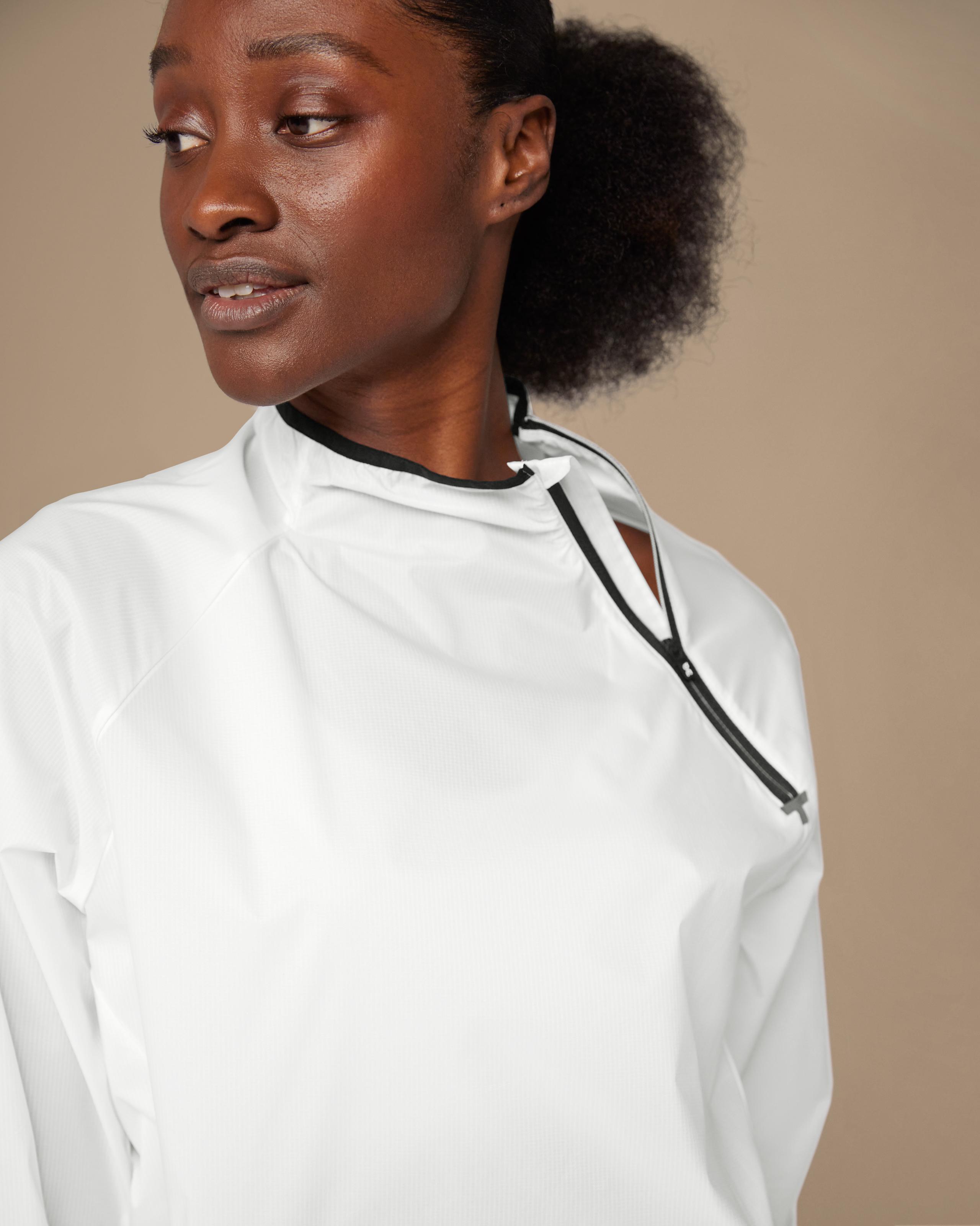 Куртка женская On Active Jacket, цвет неокрашенный белый (Undyed-White) — фото 3