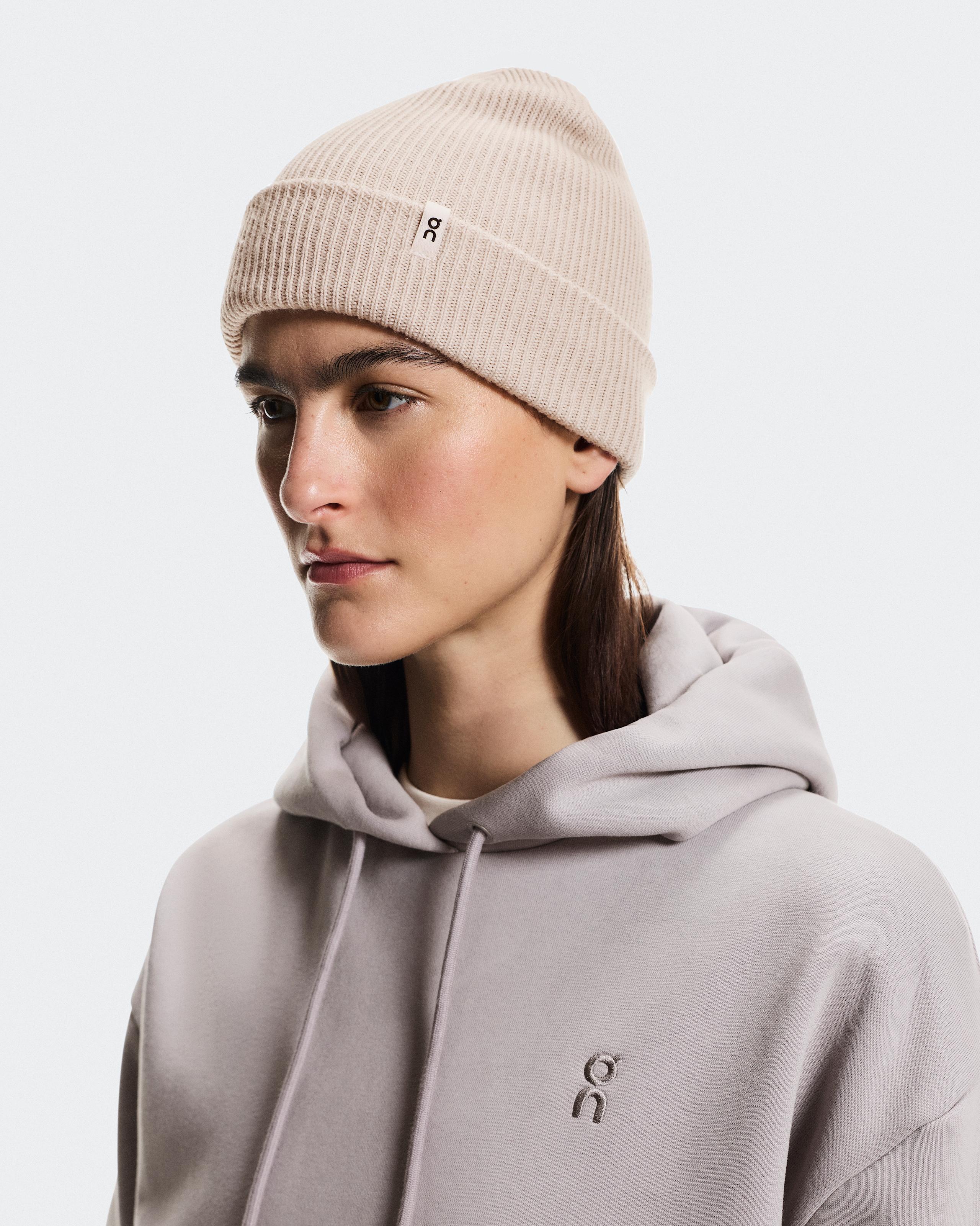 Шапка Merino Beanie, овсяный бежевый — фото 2