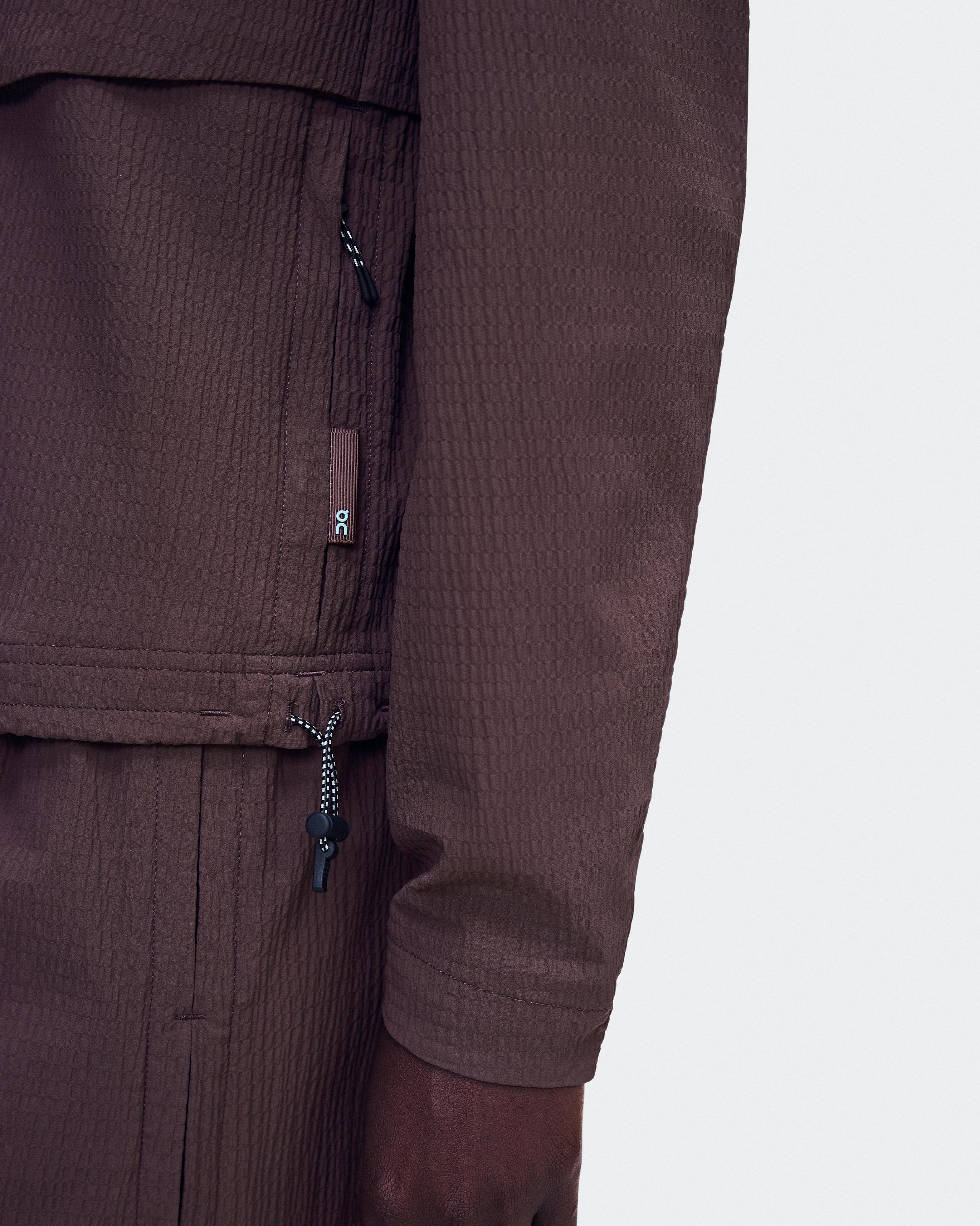 Женская толстовка On Courtside 1/2 Zip Eaze, Mulberry — фото 5