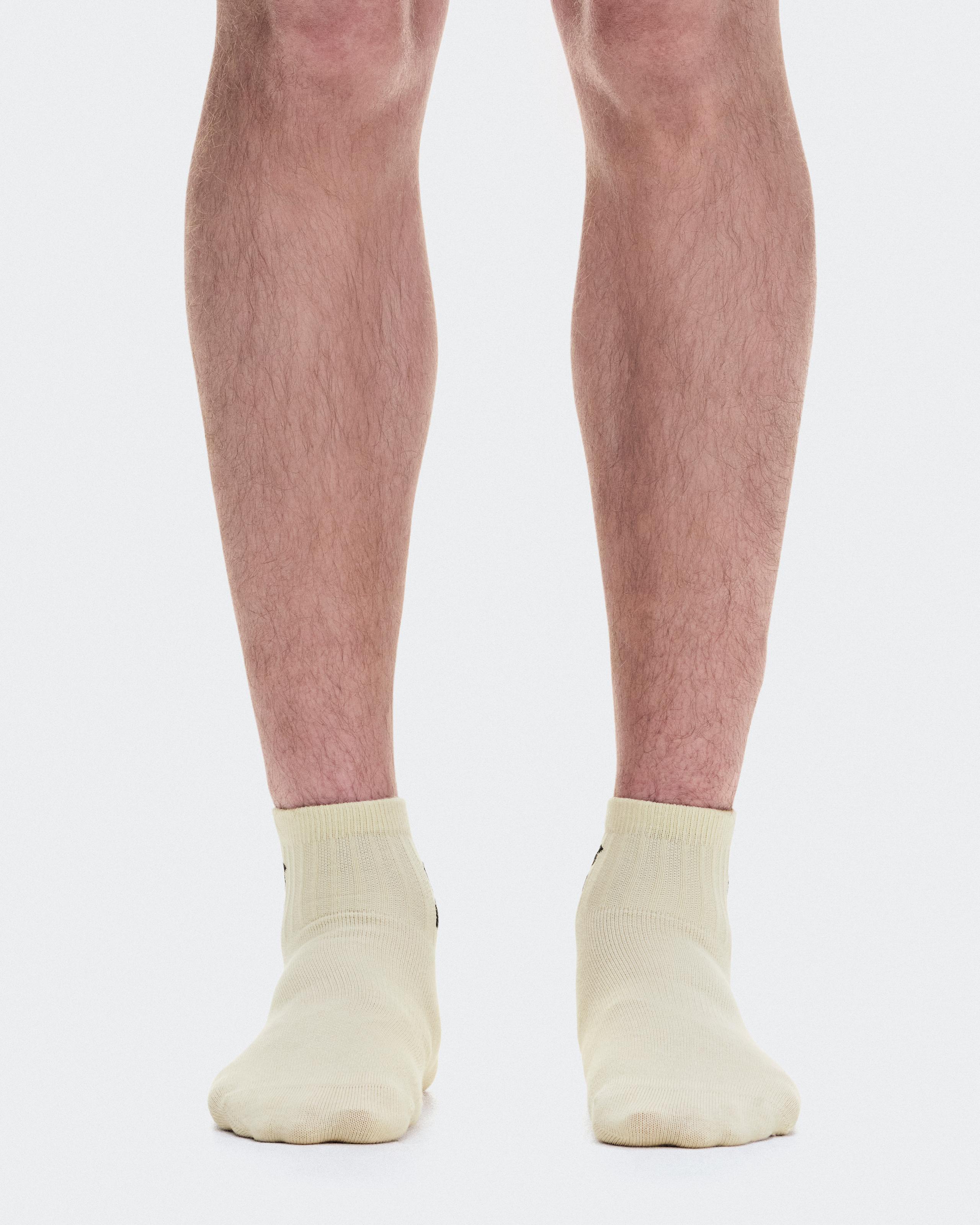 Logo Sock Mid 3P Hare | Brume