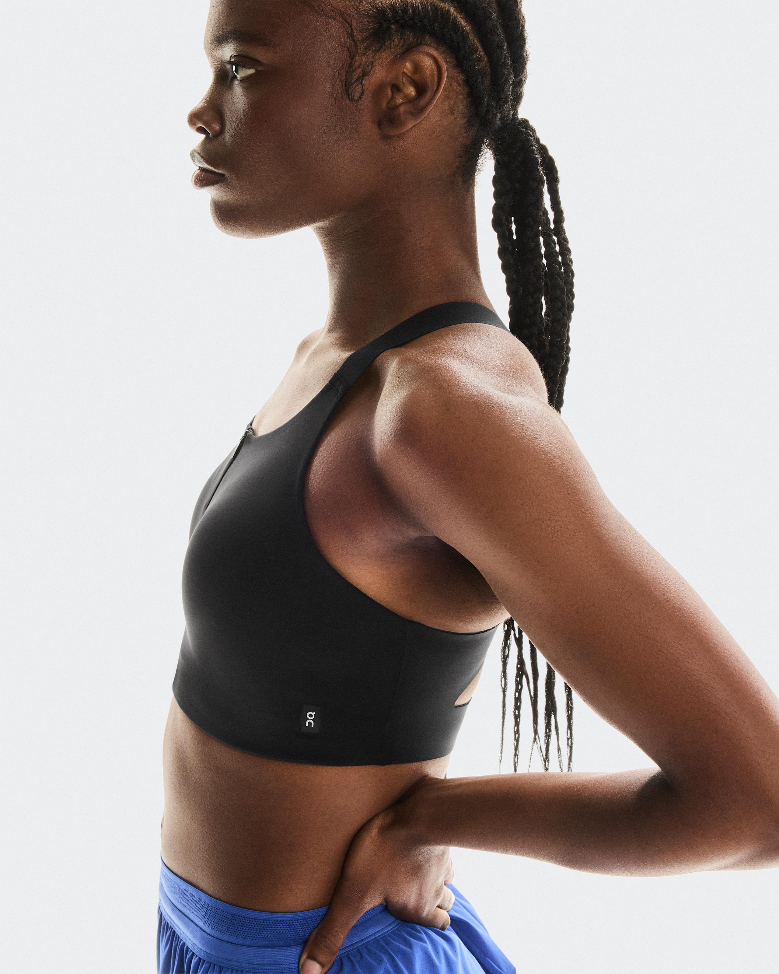 Спортивный бюстгальтер On Endurance Bra Zip, Black — фото 5