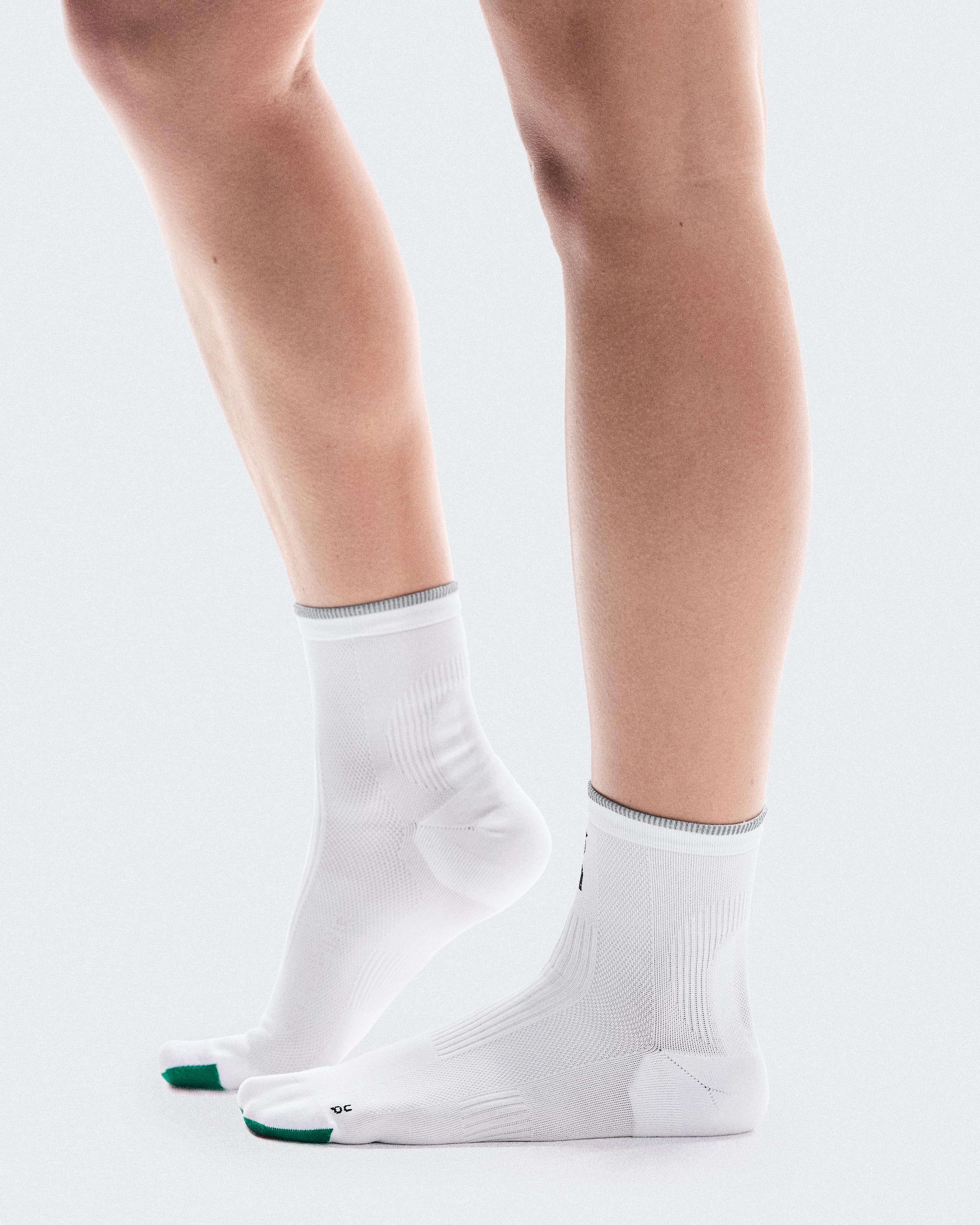 Носки Elite Run Sock Mid, белые / слоновая кость — фото 2