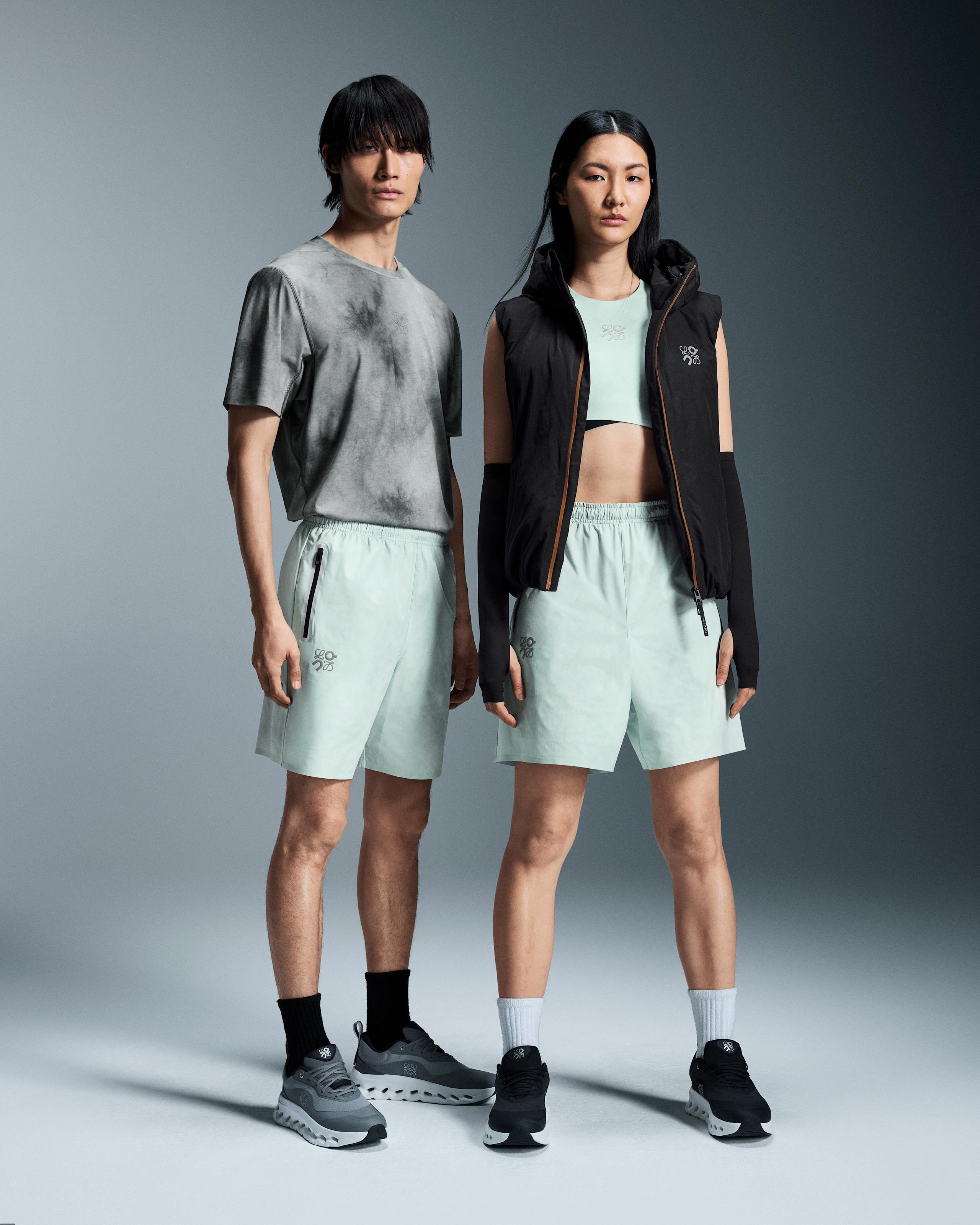 Mid Length Shorts LOEWE White | Multicolor