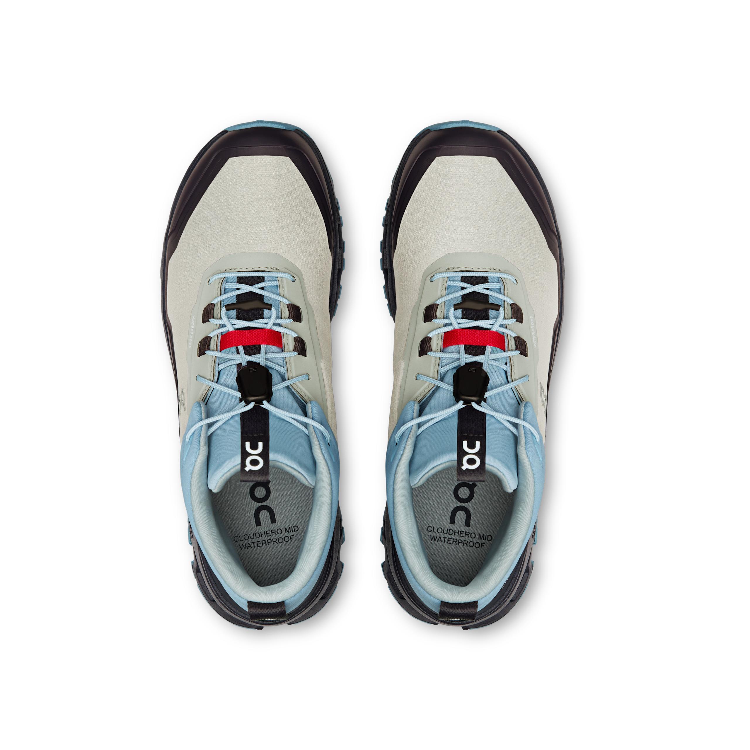 Кроссовки On Cloudhero Mid Waterproof, бледно-голубые с серо-стальным — фото 2