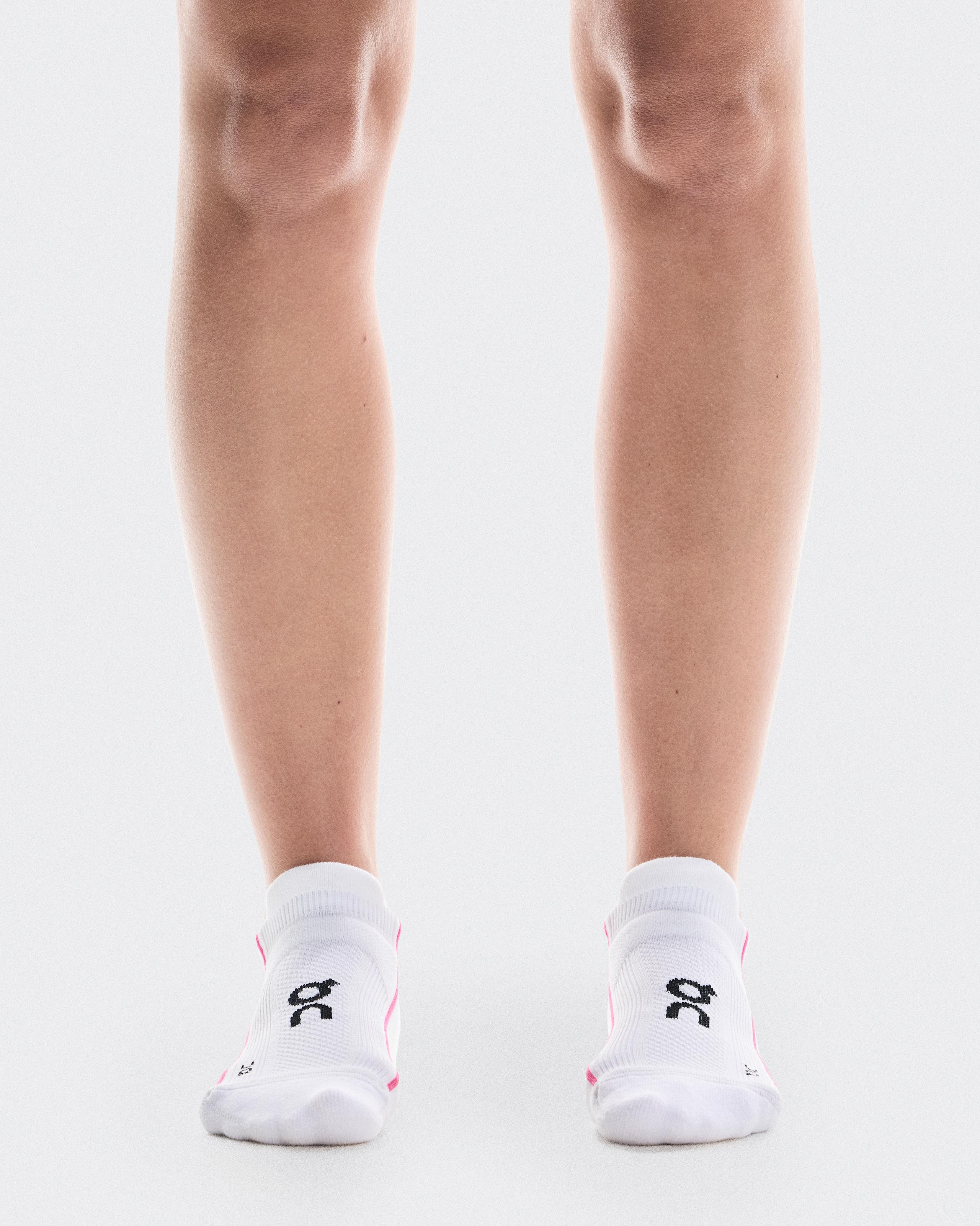 Court Sock Low White | Pink
