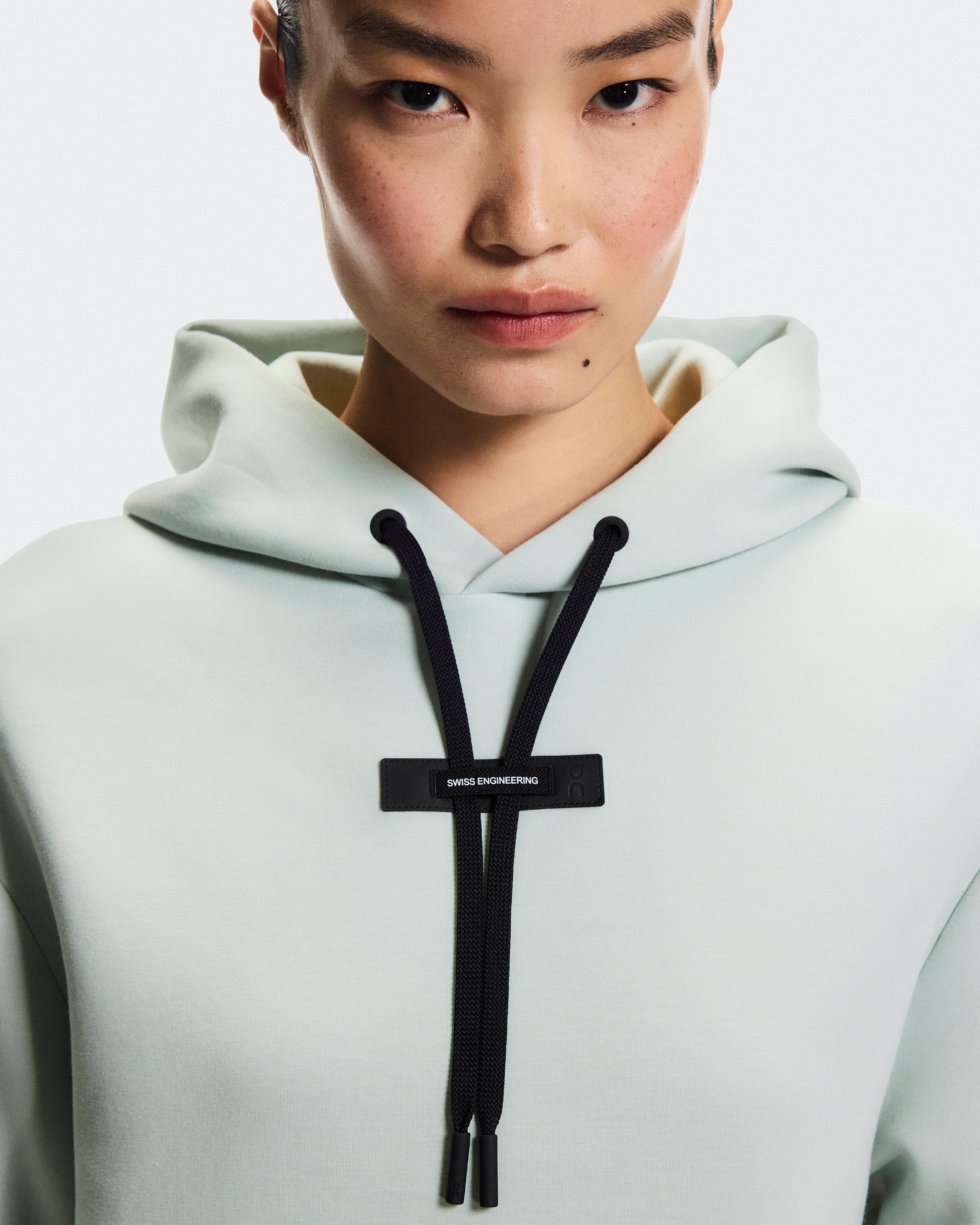 Женское худи On Focus Tech Hoodie, Mineral — фото 5