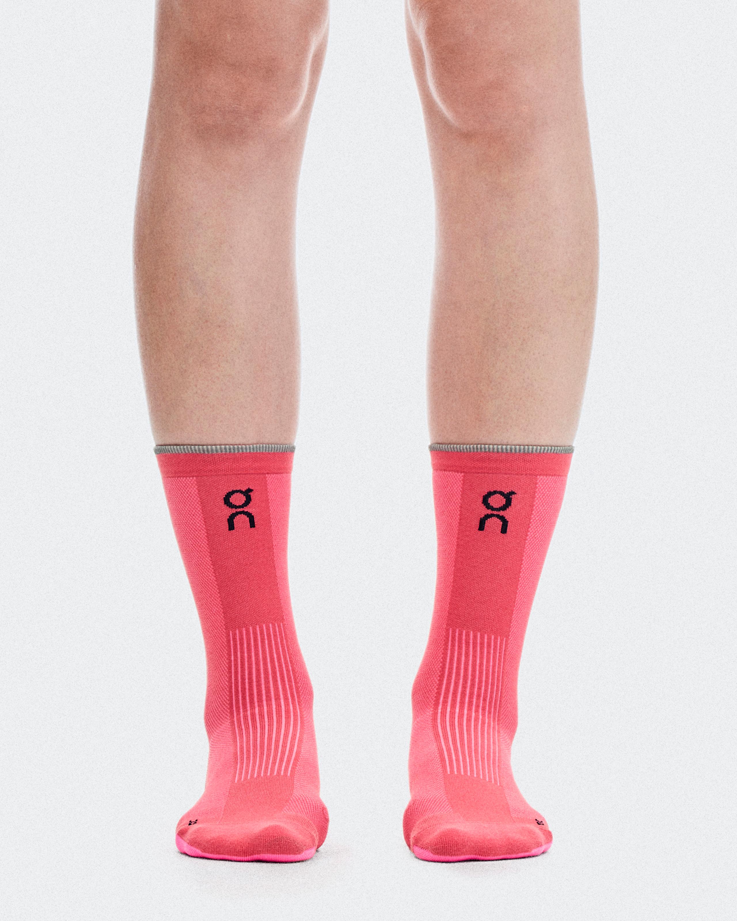 Elite Run Sock High Camellia | Azalea