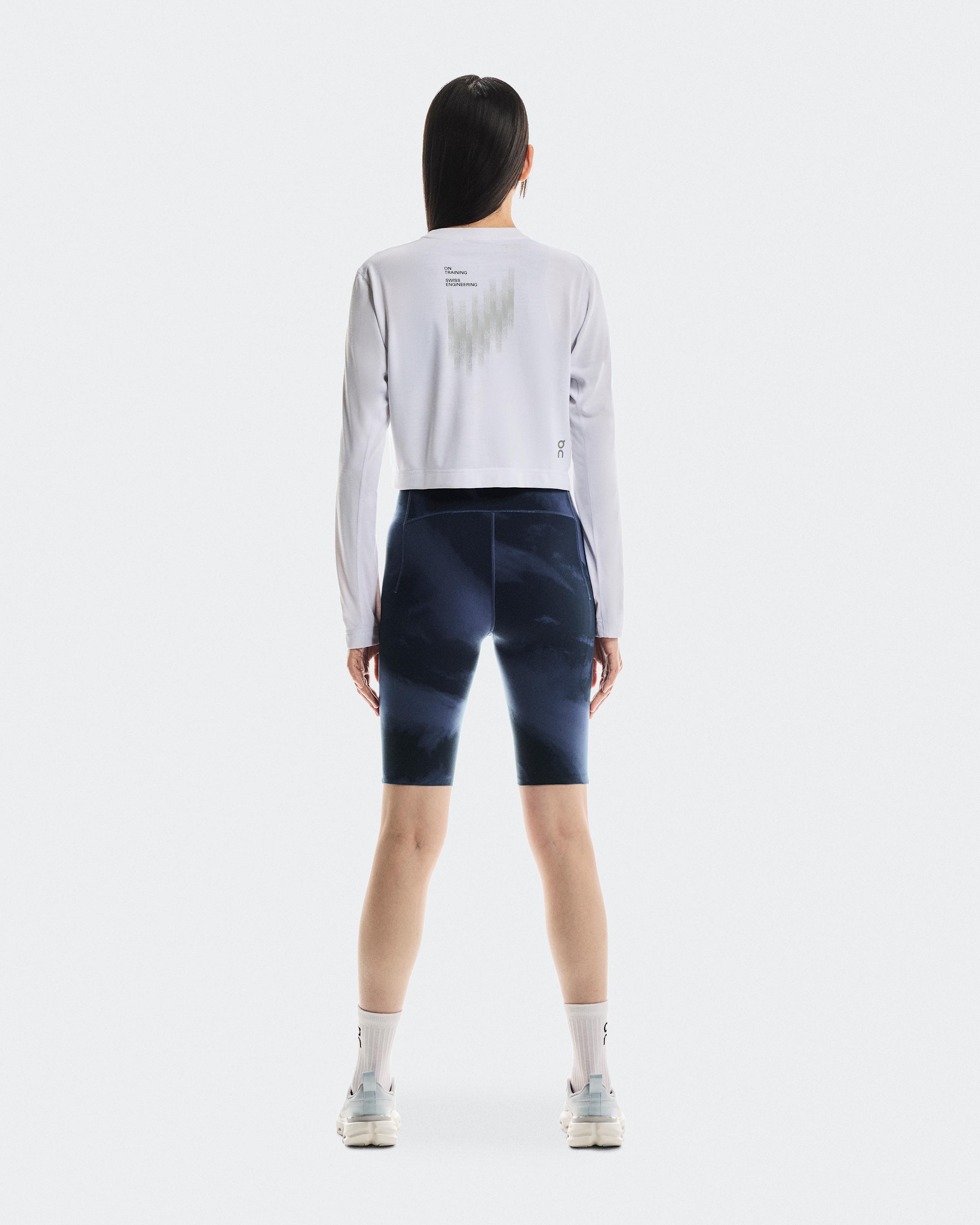 Женские шорты On Studio Tights Short, Acai / Navy — фото 2