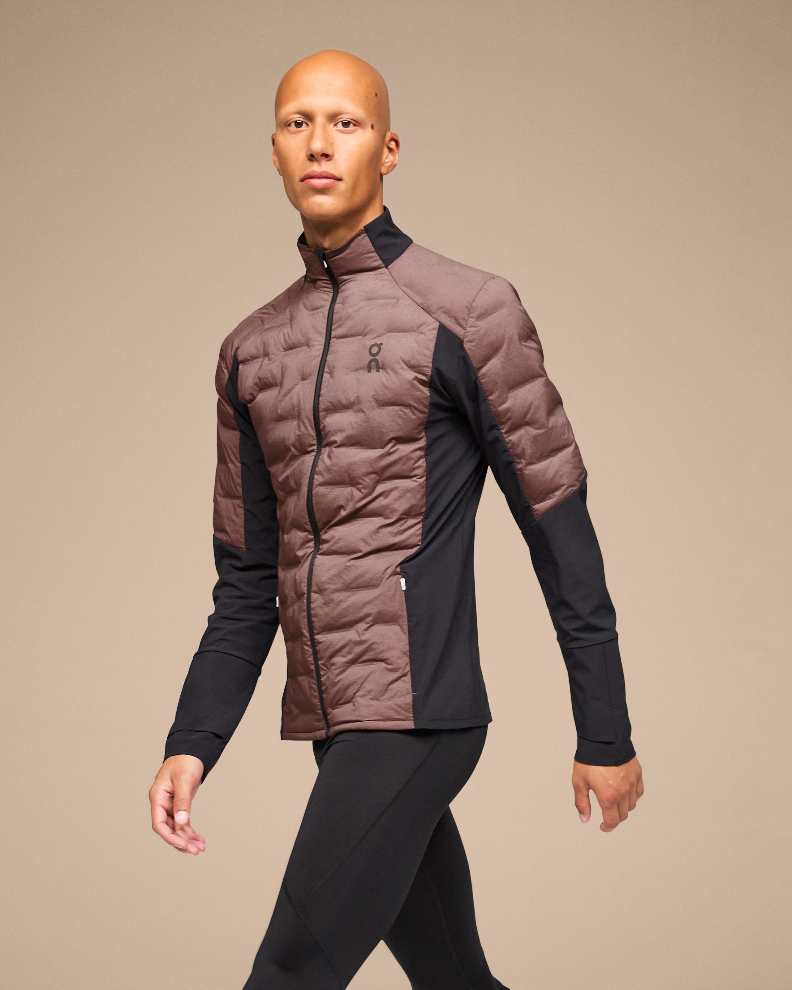 Куртка мужская On Climate Jacket (виноградный/чёрный) — фото 4