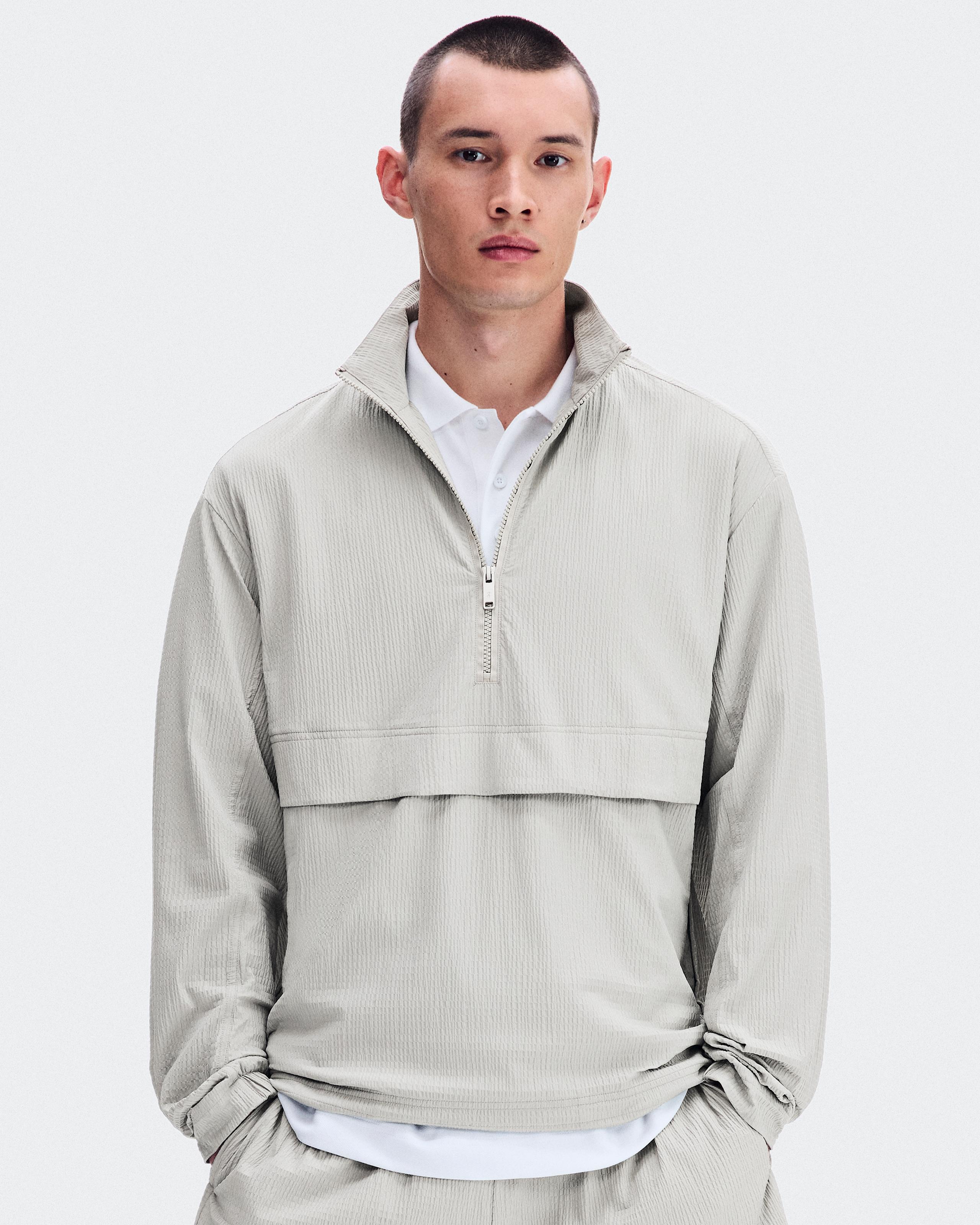Джемпер On Courtside 1/2 Zip Eaze мужской, дымчато-серый (Brume) — фото 2