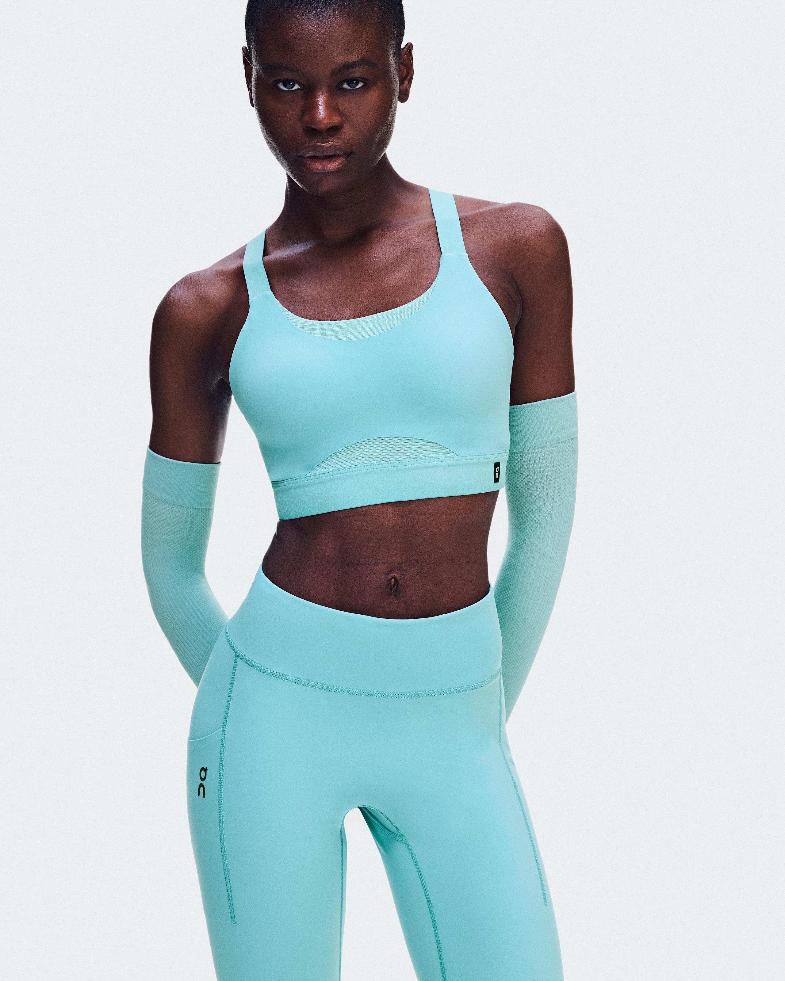 Спортивный бра On Performance Bra Aquamarine — фото 4