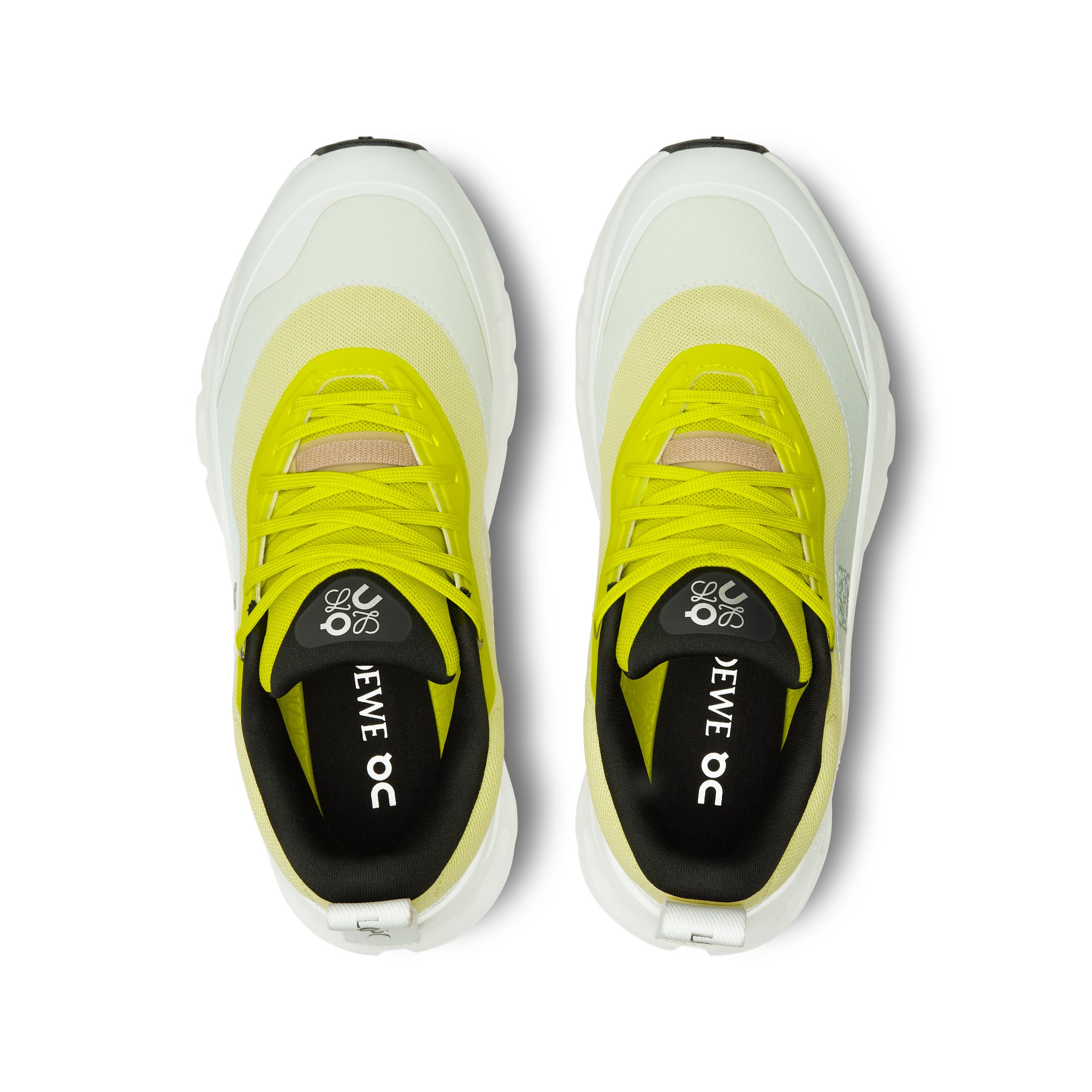 Женские кроссовки On Cloudtilt LOEWE 2, Neon Yellow / White — фото 2