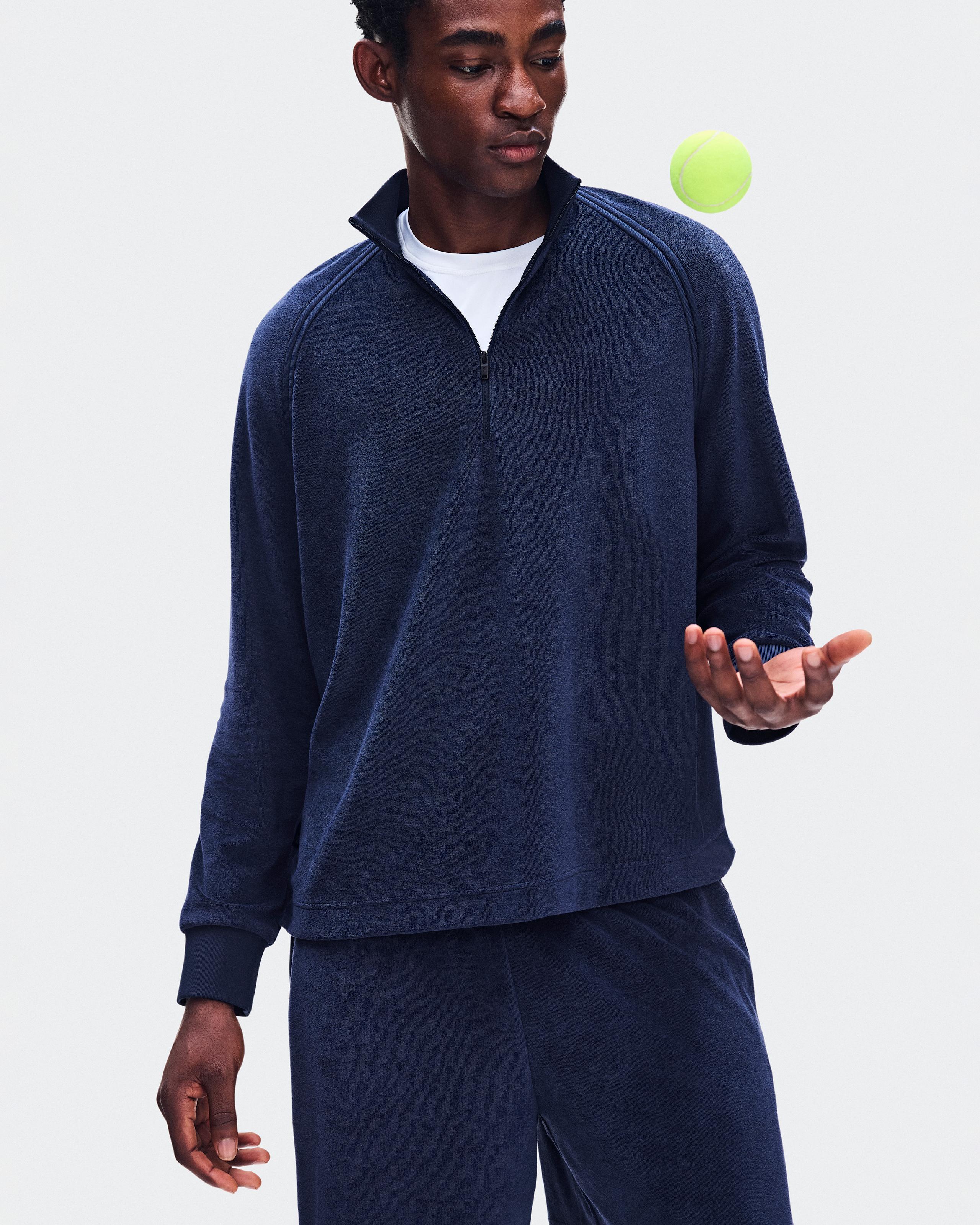 Мужская кофта On Courtside Pullover Terry, Inkwell — фото 4