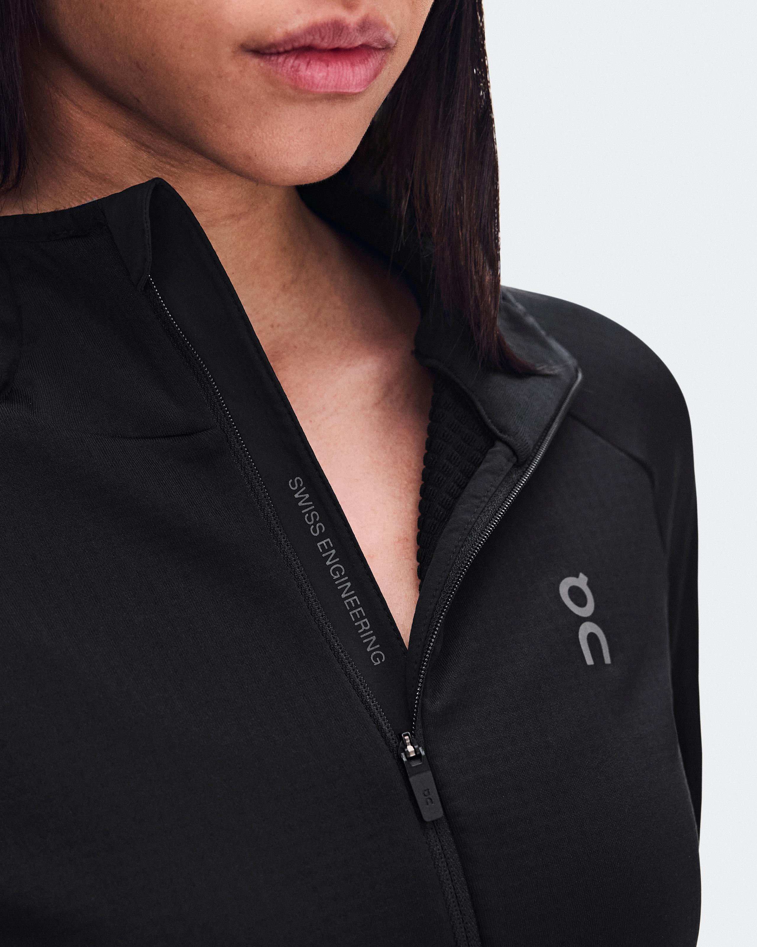 Женское беговое худи On Climate Zip Hoodie, Black — фото 6