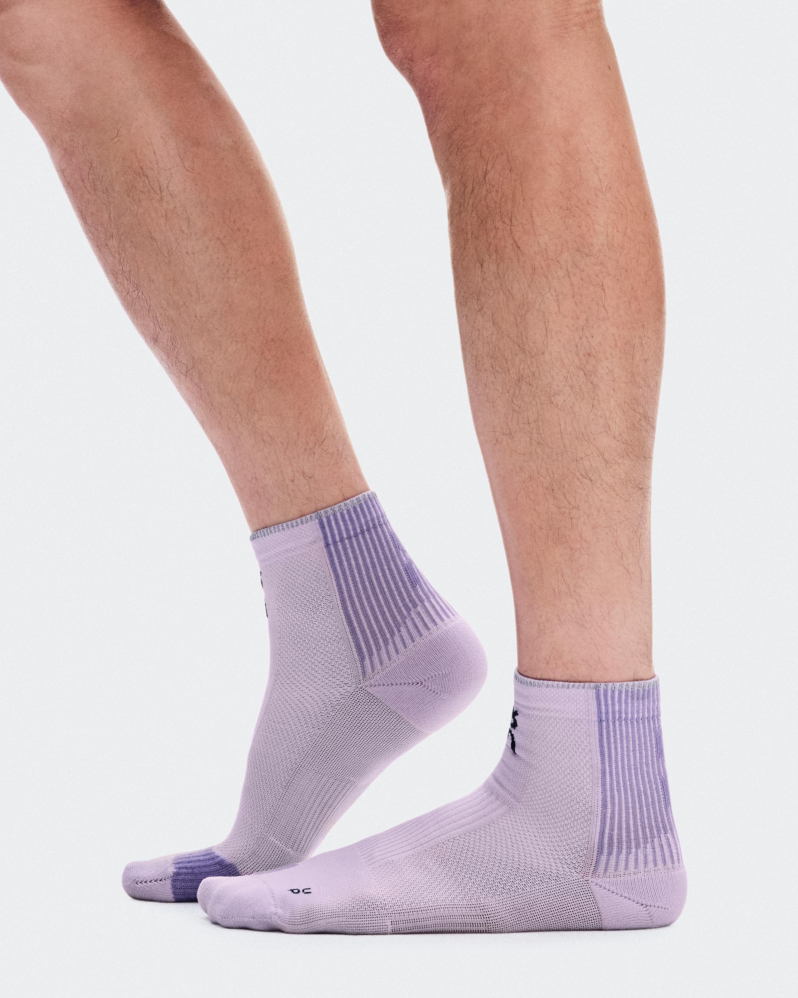 Носки On Performance Run Sock Mid, Foxglove / Mallow — фото 2