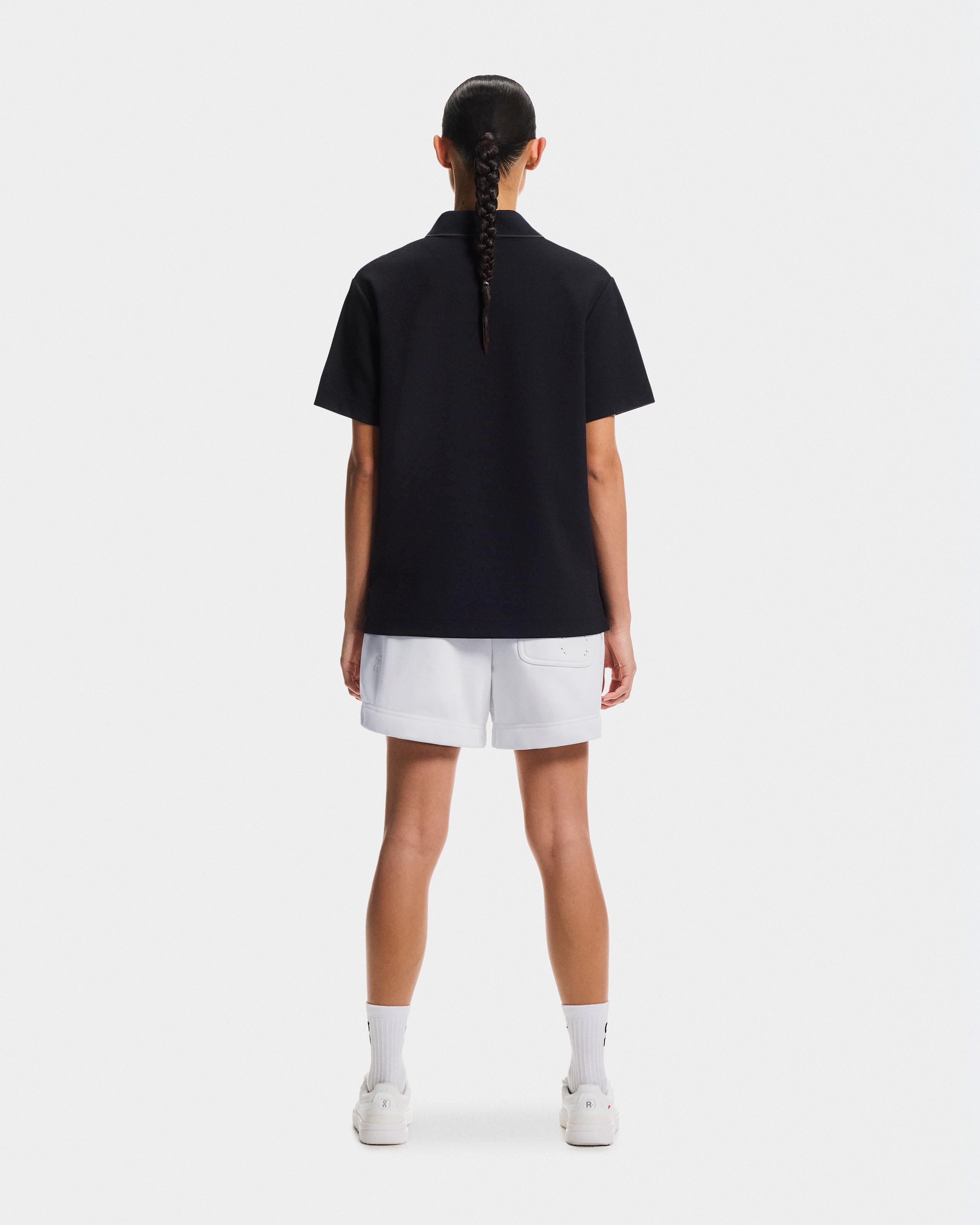 Женское поло On Courtside Polo, Black / Eclipse — фото 2
