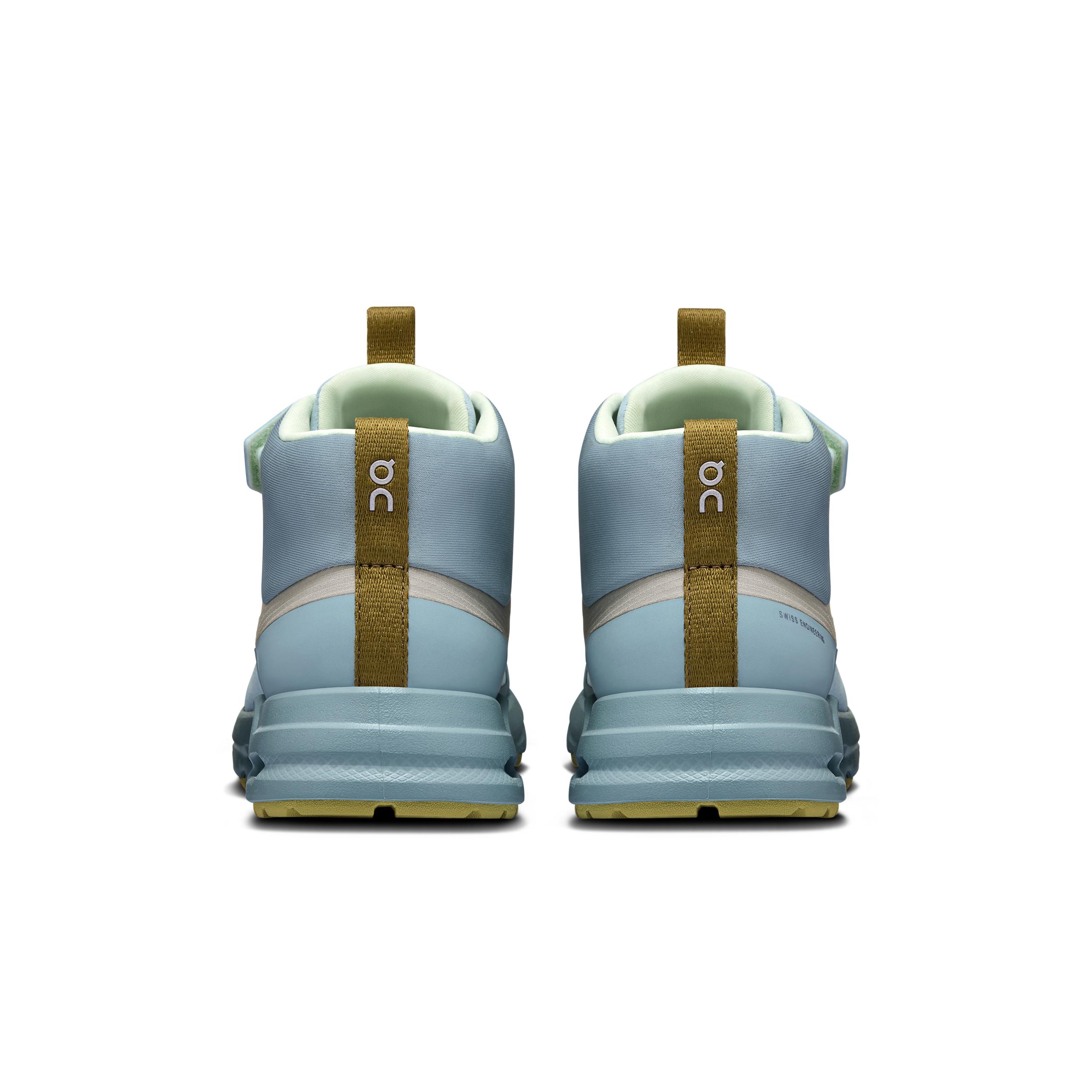 Кроссовки On Cloudhero Mid Waterproof, бледно-голубые с серо-голубым — фото 5