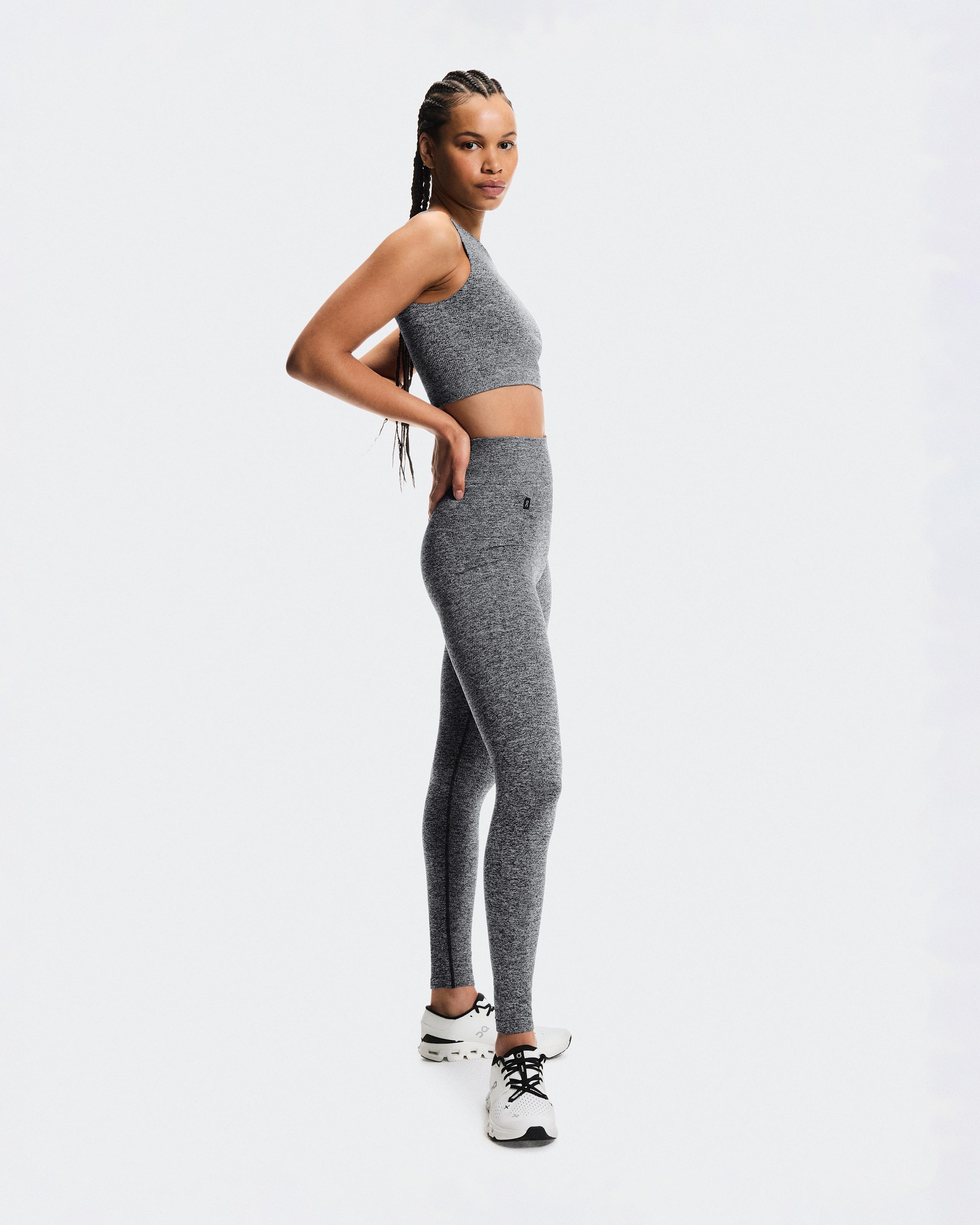 Женские легинсы On Studio Knit Leggings, Graphite Heather — фото 3