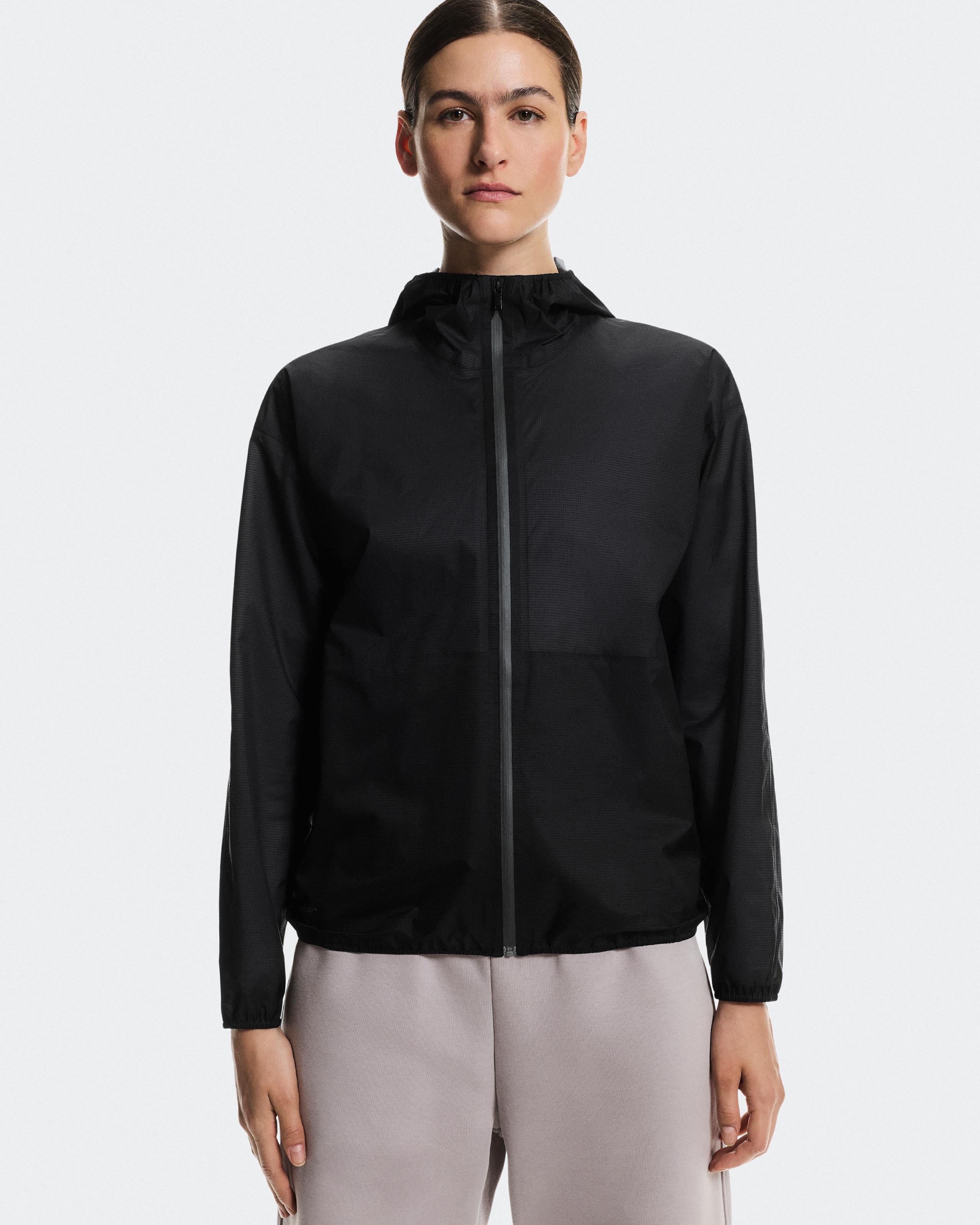 Женская куртка On Explore Lightweight Waterproof Jacket, Black — фото 3