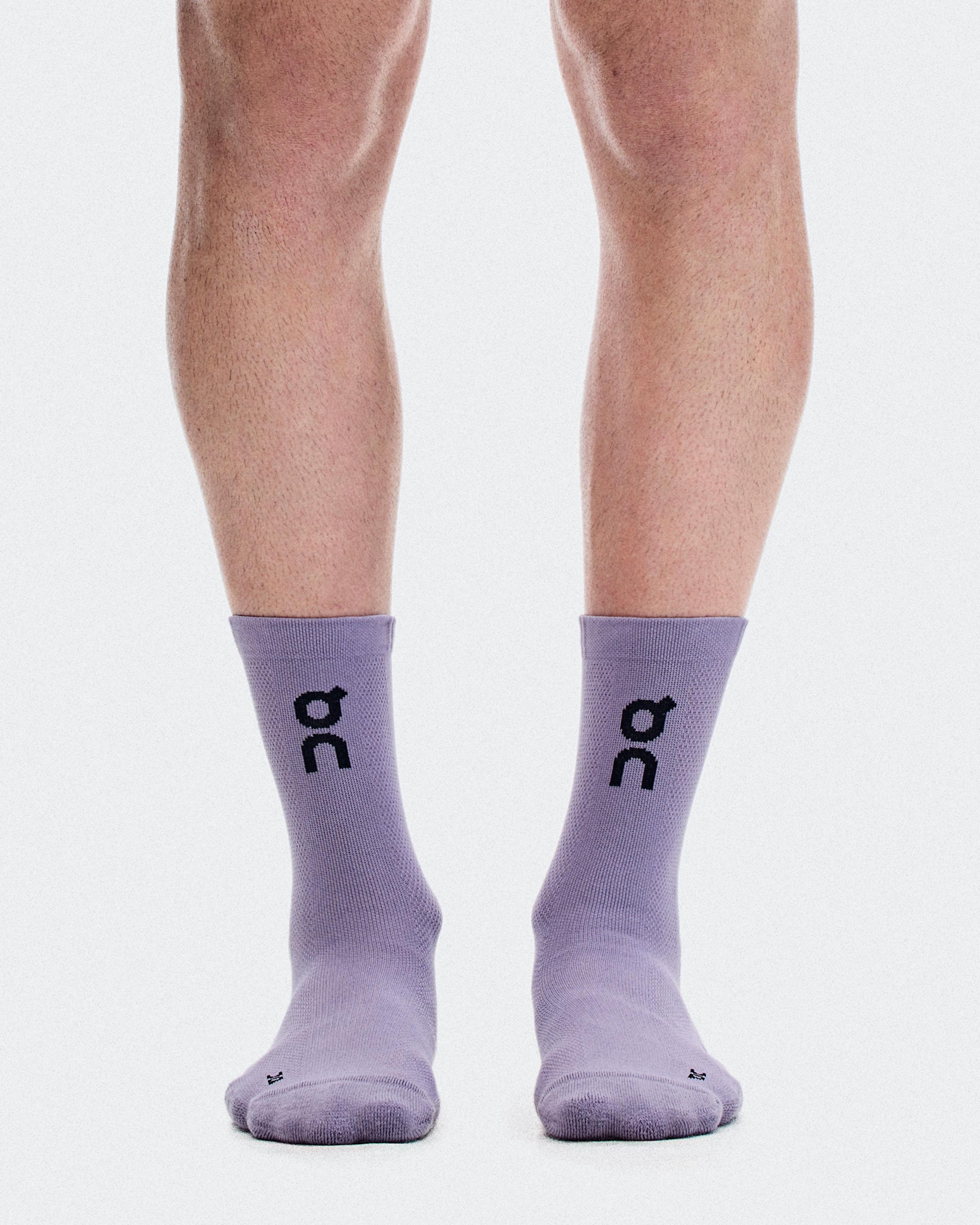 Core Run Sock High 2P Foxglove | Mallow