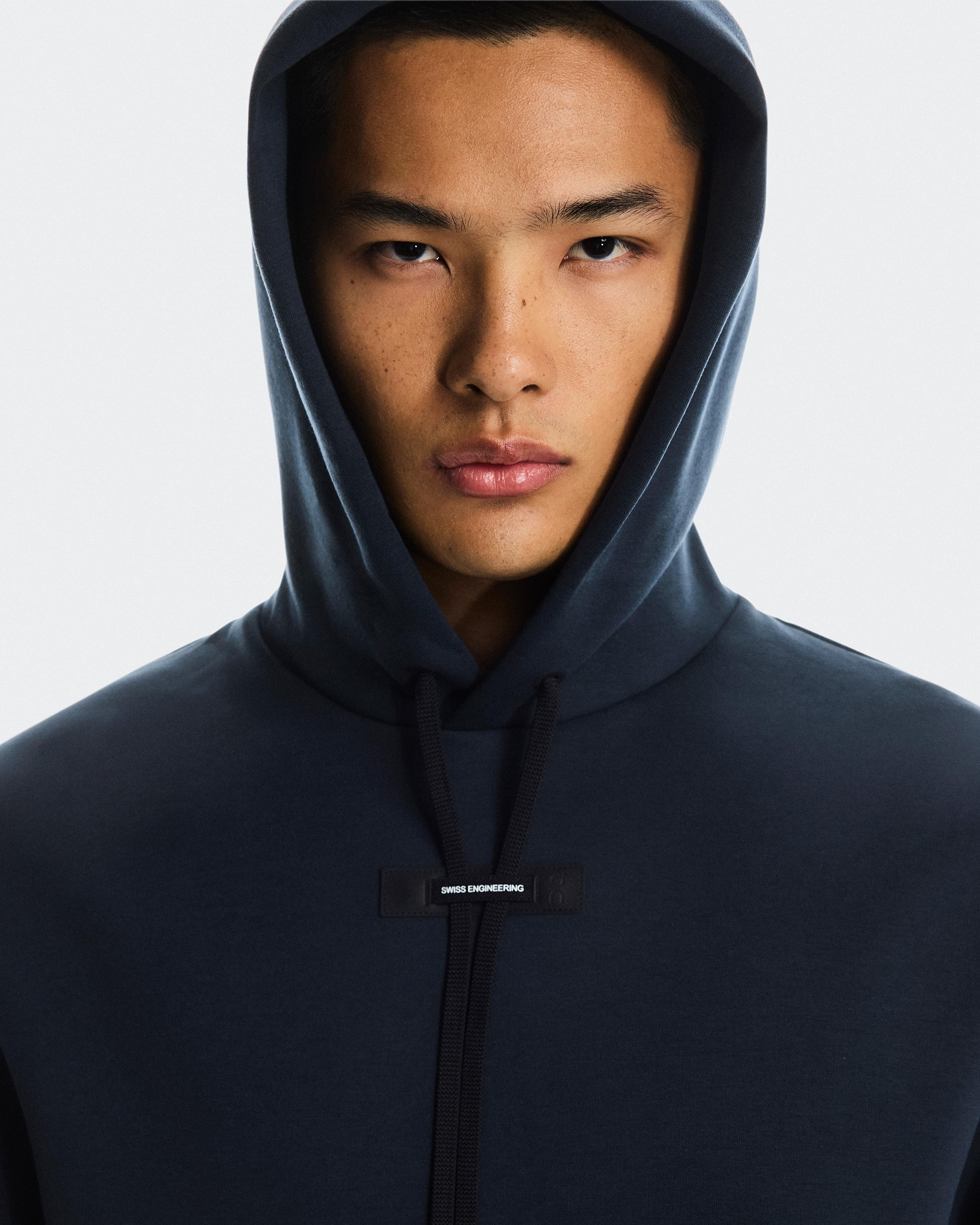 Мужское худи On Focus Tech Hoodie, Navy — фото 5