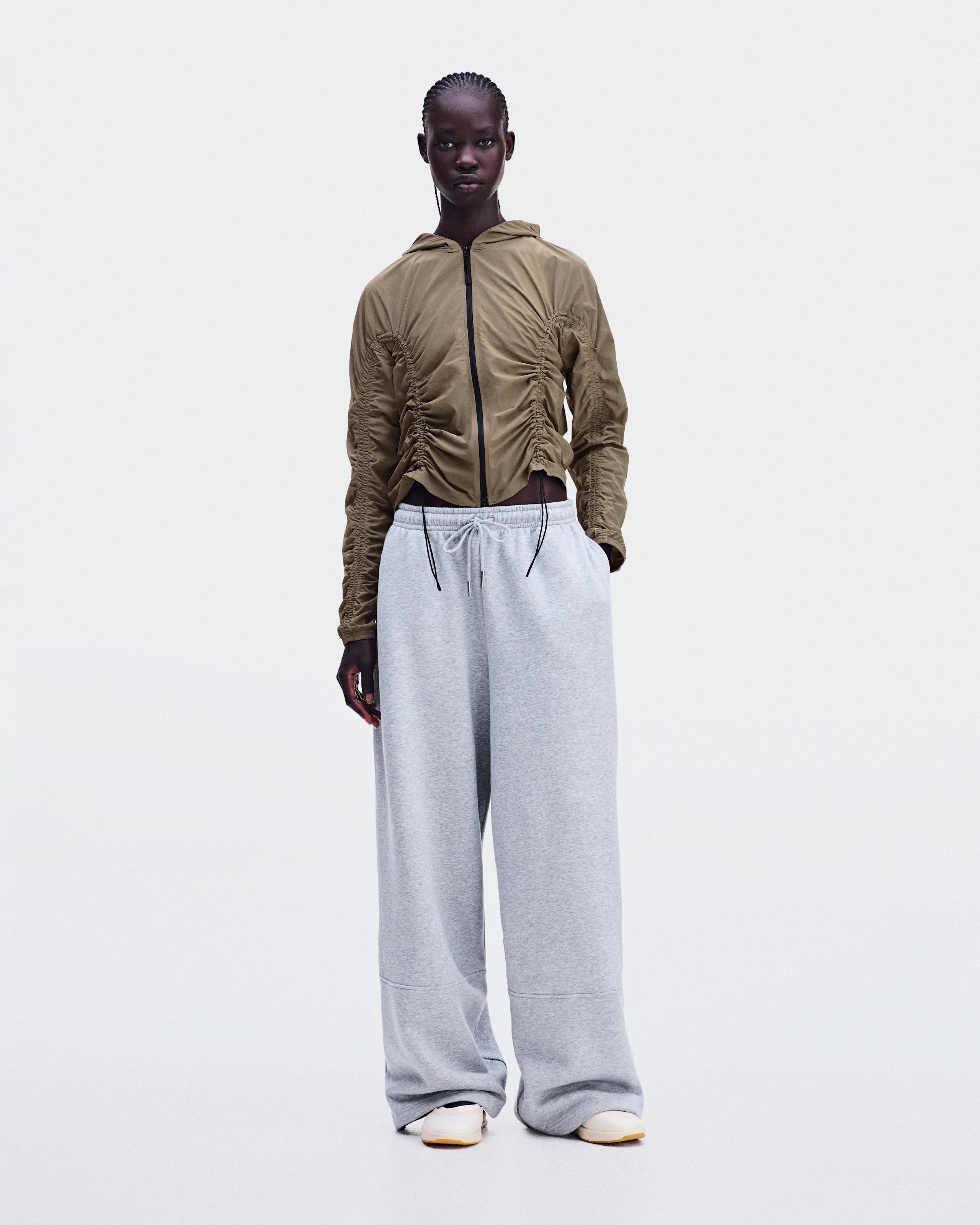 Ruched Lightweight Jacket Lynx