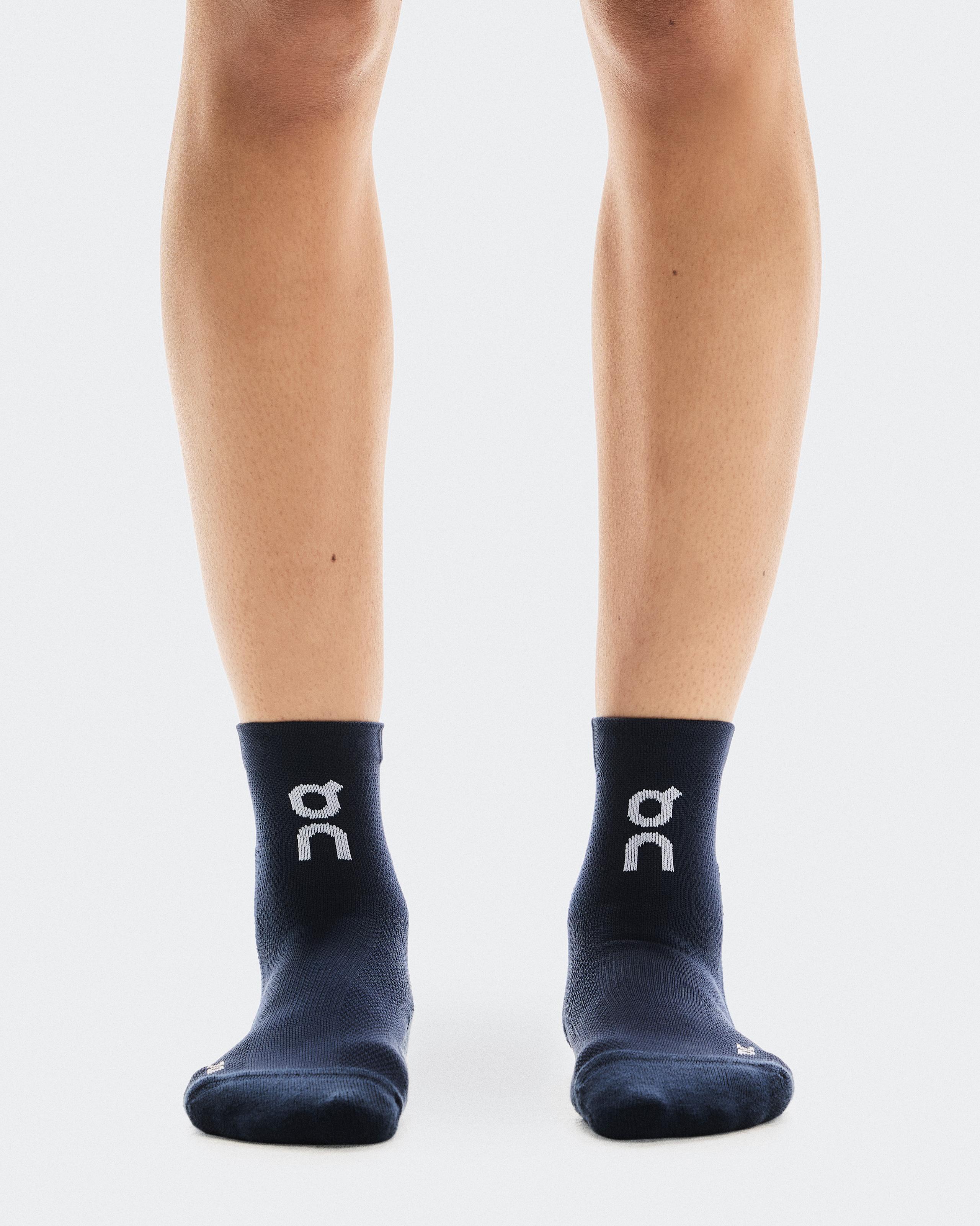 Core Run Sock Mid 2P Navy