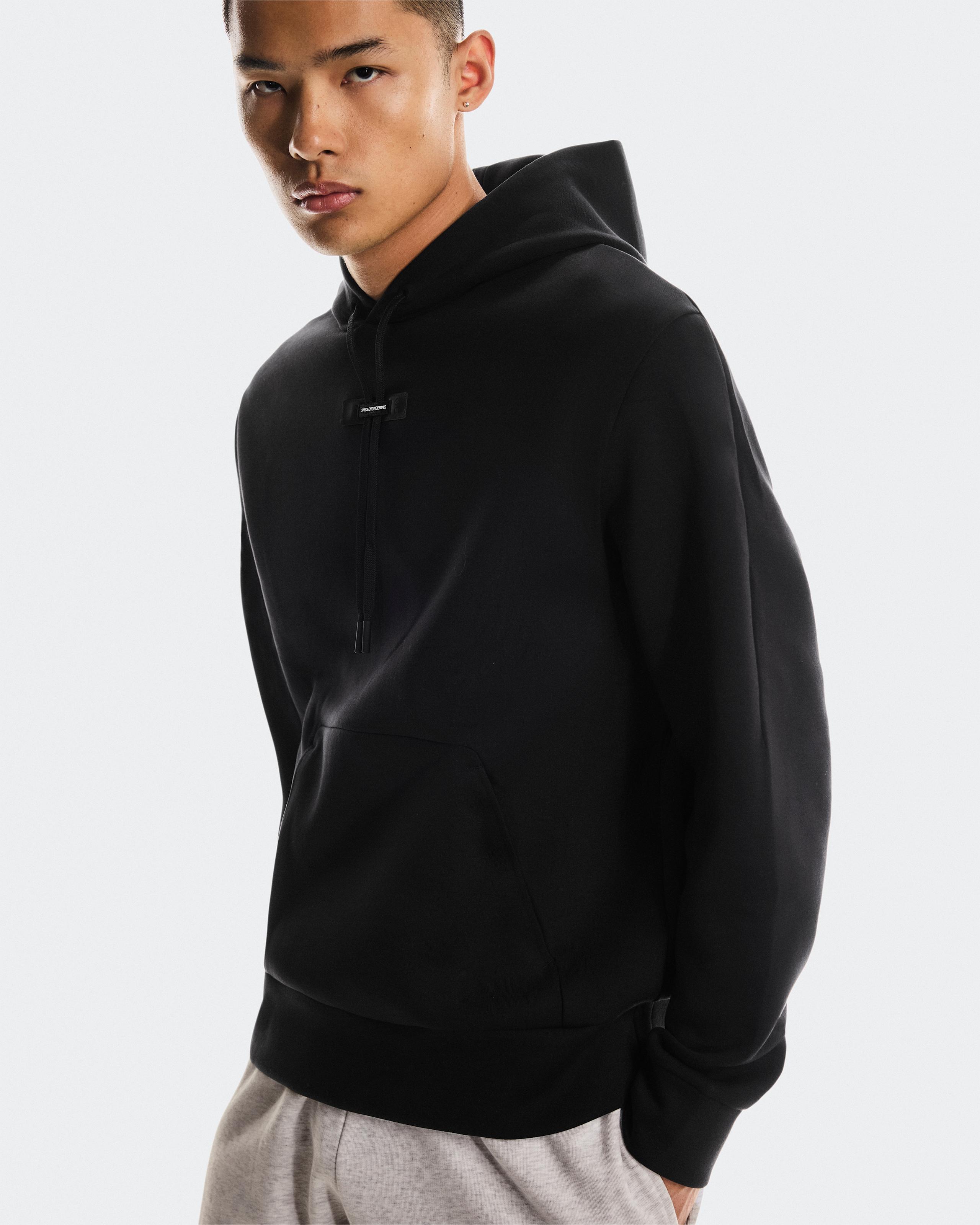 Мужское худи On Focus Tech Hoodie, Black — фото 3